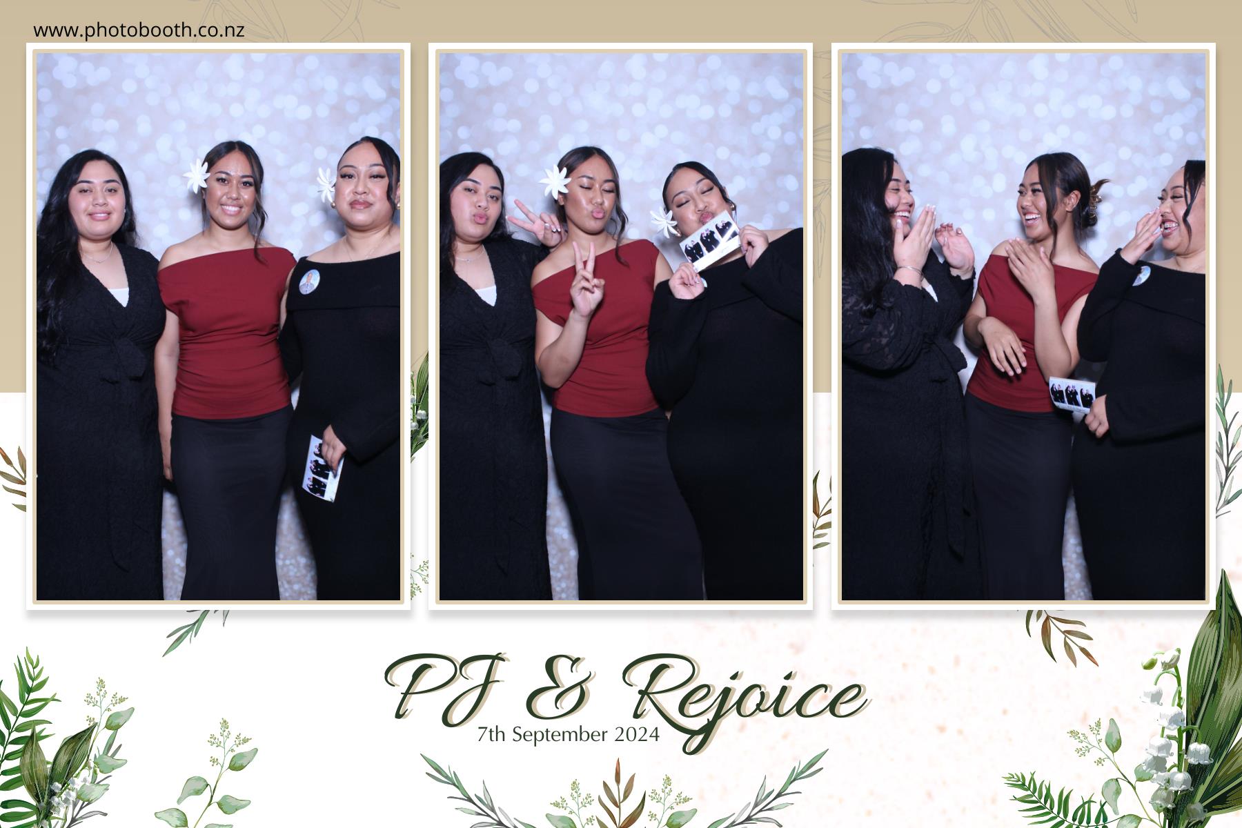 PJ & Rejoice's Wedding | View more photos from the event at gallery.photobooth.co.nz/u/SelfieCentral/PJ-Rejoices-Wedding