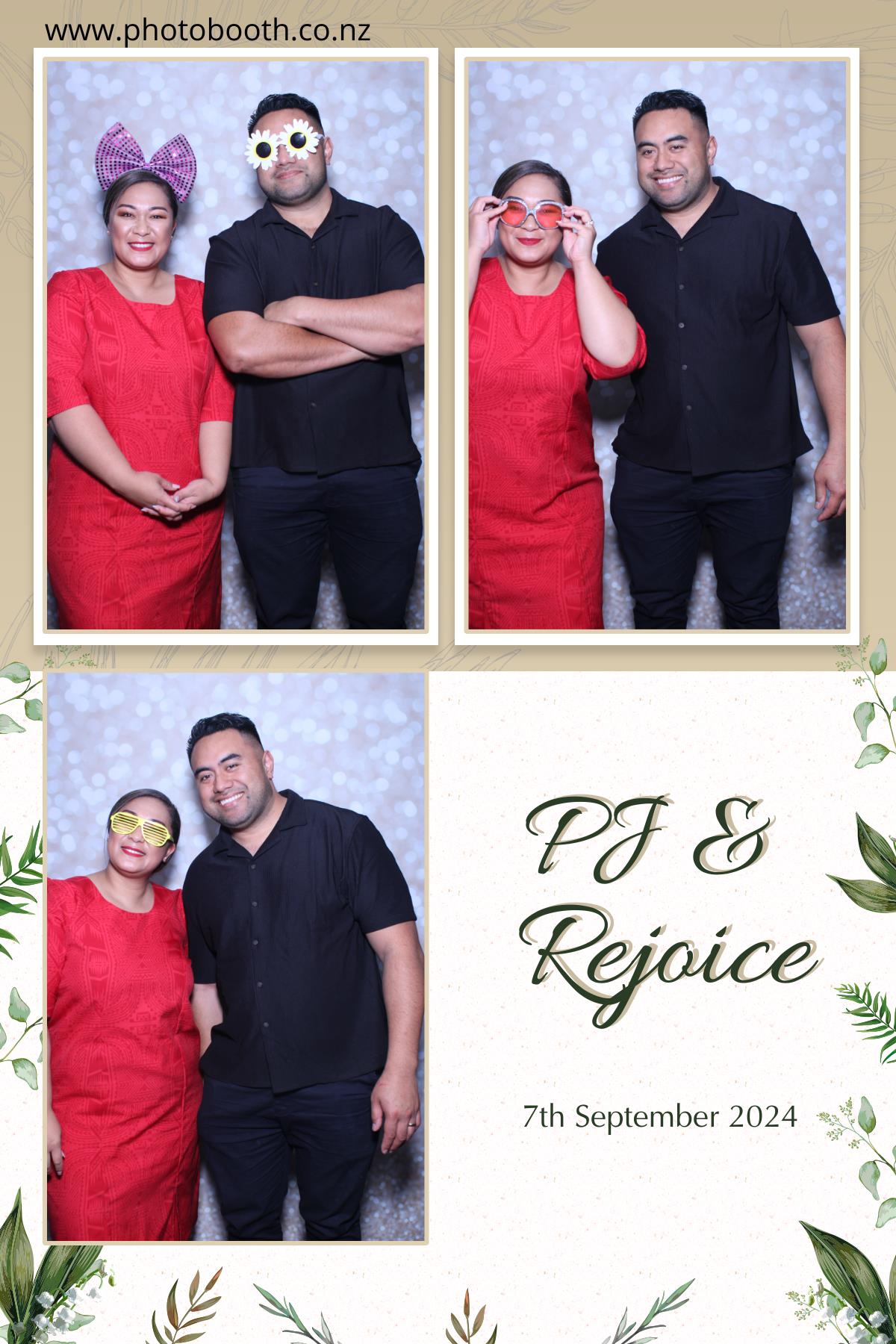 PJ & Rejoice's Wedding | View more photos from the event at gallery.photobooth.co.nz/u/SelfieCentral/PJ-Rejoices-Wedding