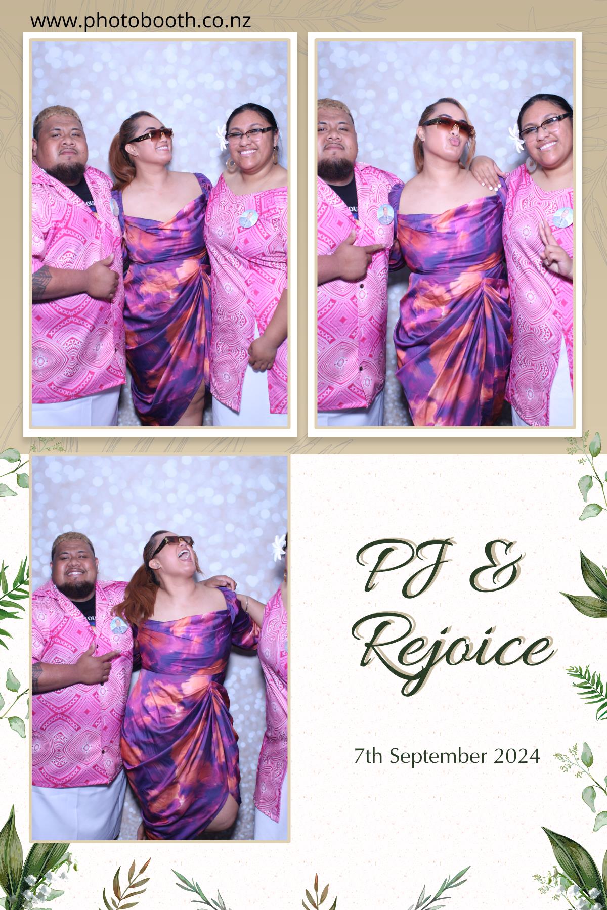 PJ & Rejoice's Wedding | View more photos from the event at gallery.photobooth.co.nz/u/SelfieCentral/PJ-Rejoices-Wedding