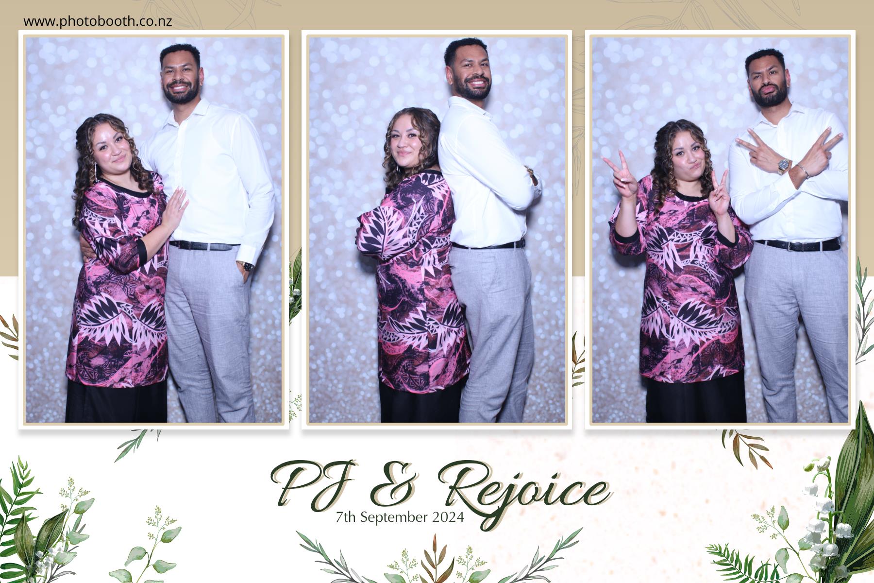 PJ & Rejoice's Wedding | View more photos from the event at gallery.photobooth.co.nz/u/SelfieCentral/PJ-Rejoices-Wedding