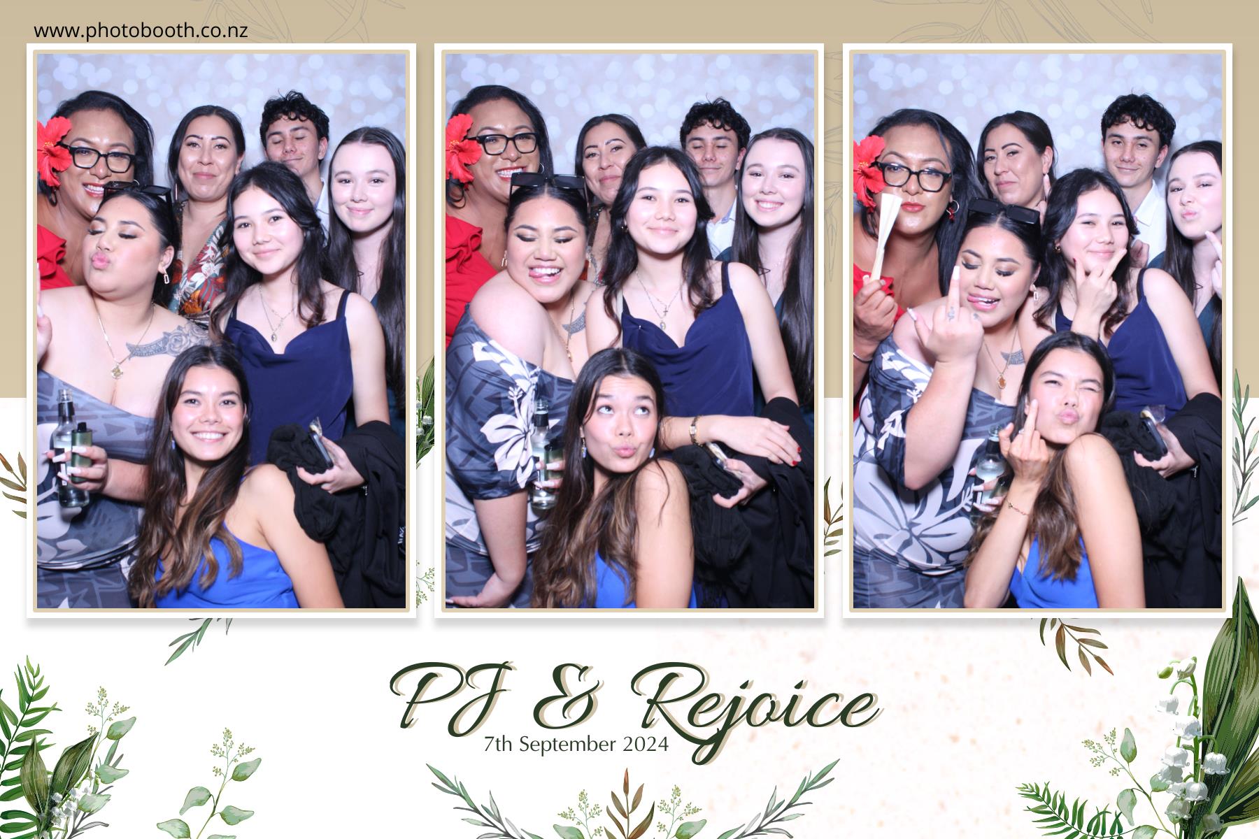 PJ & Rejoice's Wedding | View more photos from the event at gallery.photobooth.co.nz/u/SelfieCentral/PJ-Rejoices-Wedding