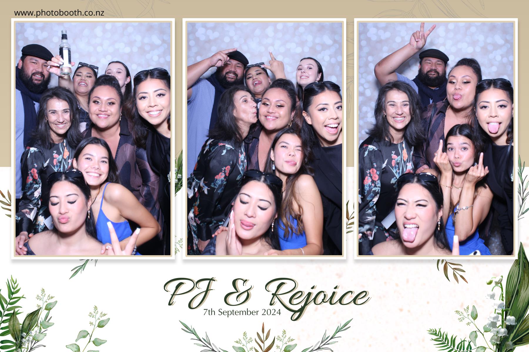 PJ & Rejoice's Wedding | View more photos from the event at gallery.photobooth.co.nz/u/SelfieCentral/PJ-Rejoices-Wedding
