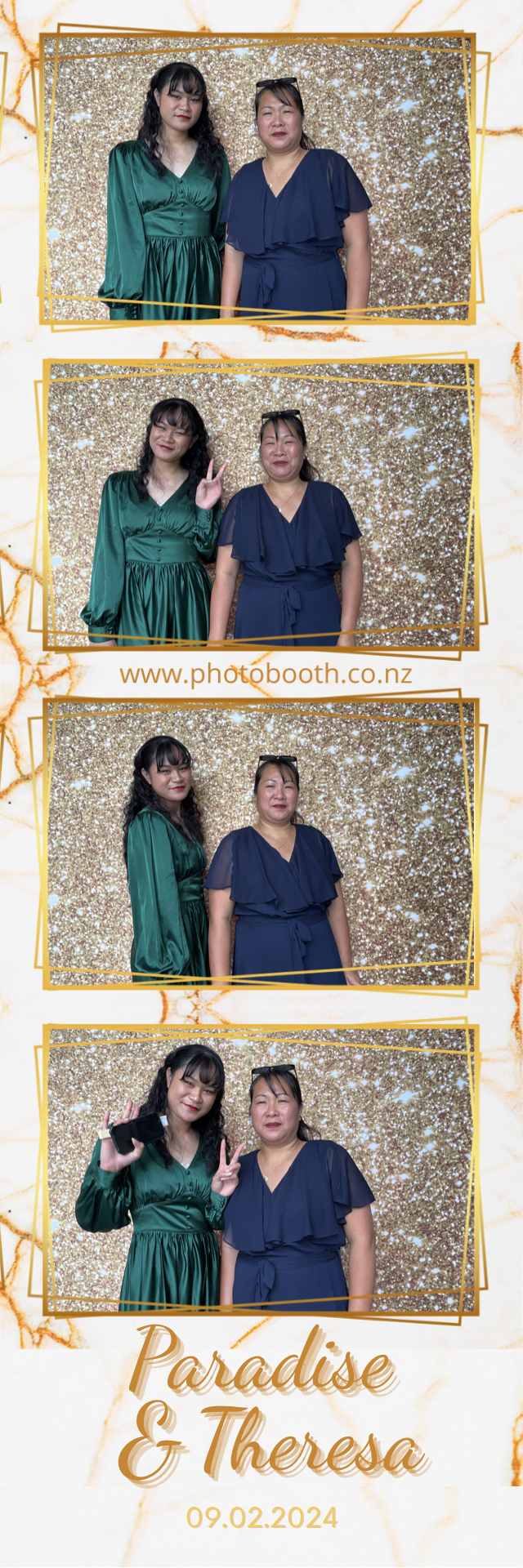Paradise and Theresa's Wedding | View more photos from the event at gallery.photobooth.co.nz/u/SelfieCentral/Paradise-and-Theresas-Wedding