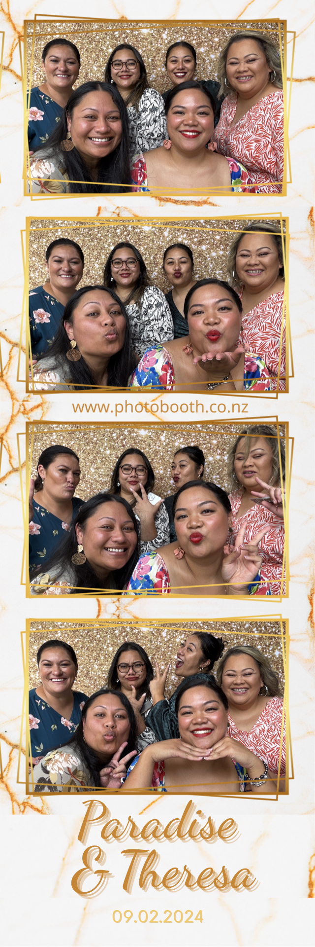 Paradise and Theresa's Wedding | View more photos from the event at gallery.photobooth.co.nz/u/SelfieCentral/Paradise-and-Theresas-Wedding