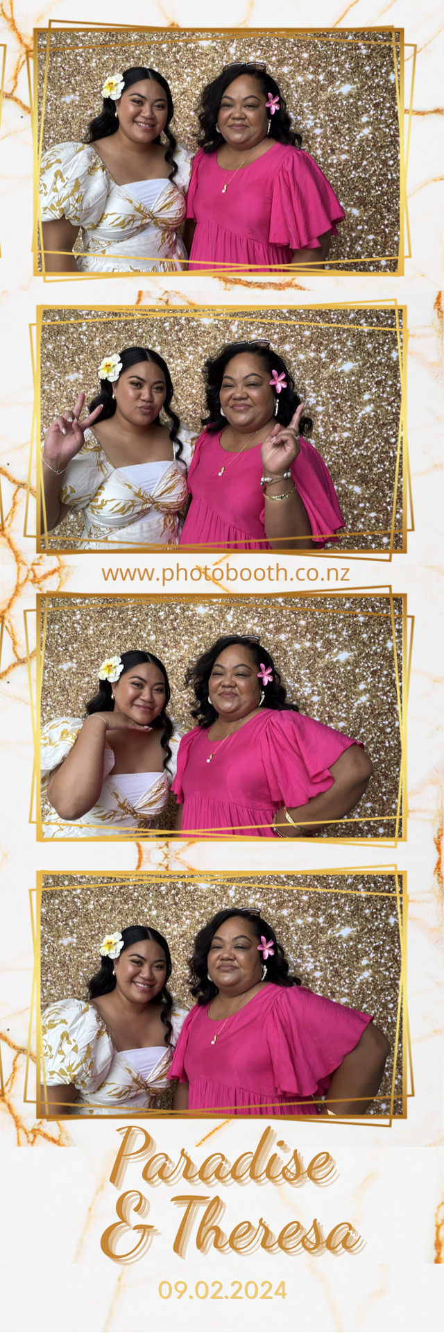 Paradise and Theresa's Wedding | View more photos from the event at gallery.photobooth.co.nz/u/SelfieCentral/Paradise-and-Theresas-Wedding