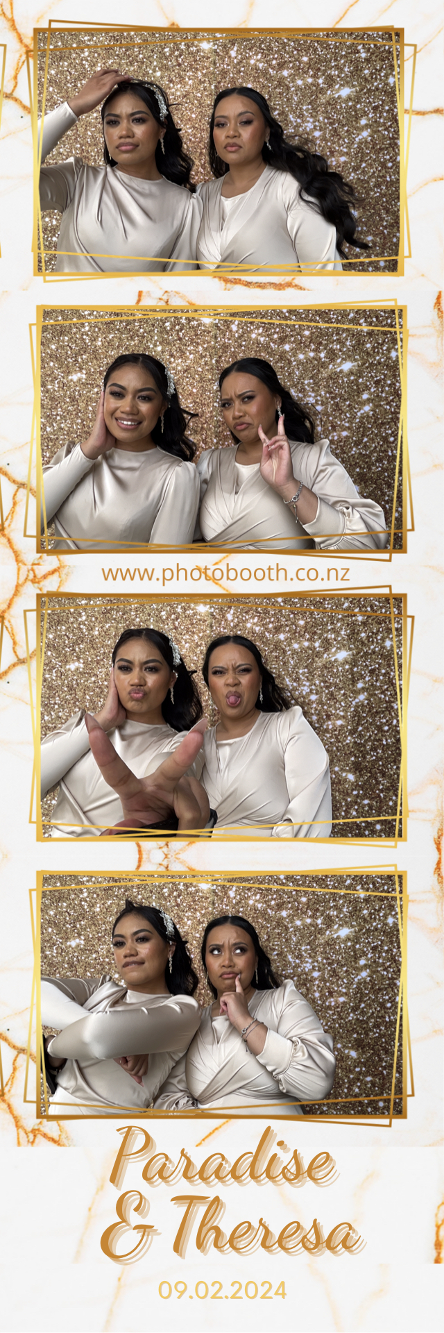 Paradise and Theresa's Wedding | View more photos from the event at gallery.photobooth.co.nz/u/SelfieCentral/Paradise-and-Theresas-Wedding