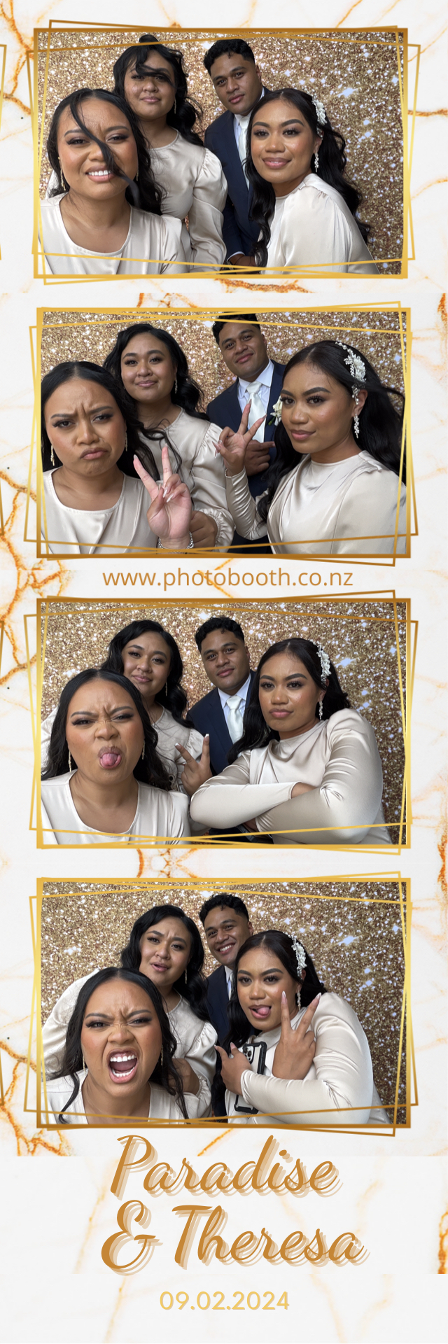 Paradise and Theresa's Wedding | View more photos from the event at gallery.photobooth.co.nz/u/SelfieCentral/Paradise-and-Theresas-Wedding