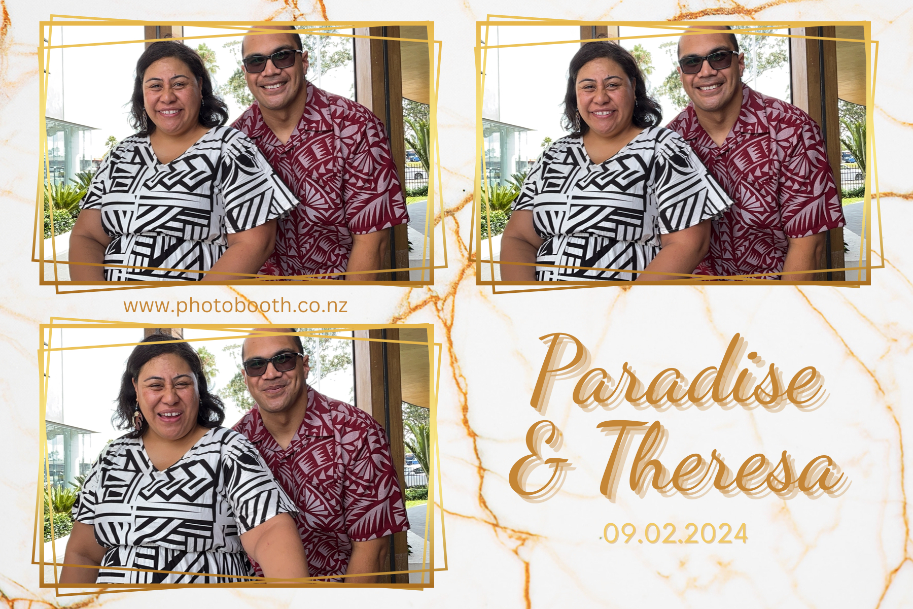 Paradise and Theresa's Wedding | View more photos from the event at gallery.photobooth.co.nz/u/SelfieCentral/Paradise-and-Theresas-Wedding
