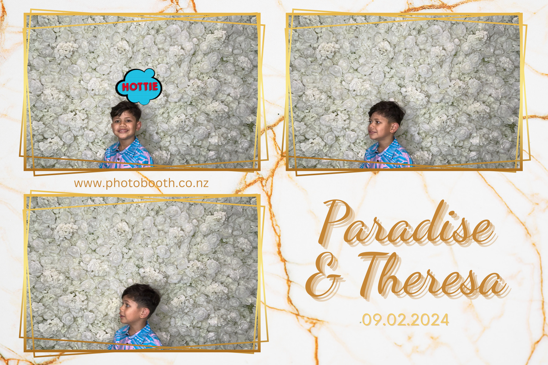 Paradise and Theresa's Wedding | View more photos from the event at gallery.photobooth.co.nz/u/SelfieCentral/Paradise-and-Theresas-Wedding