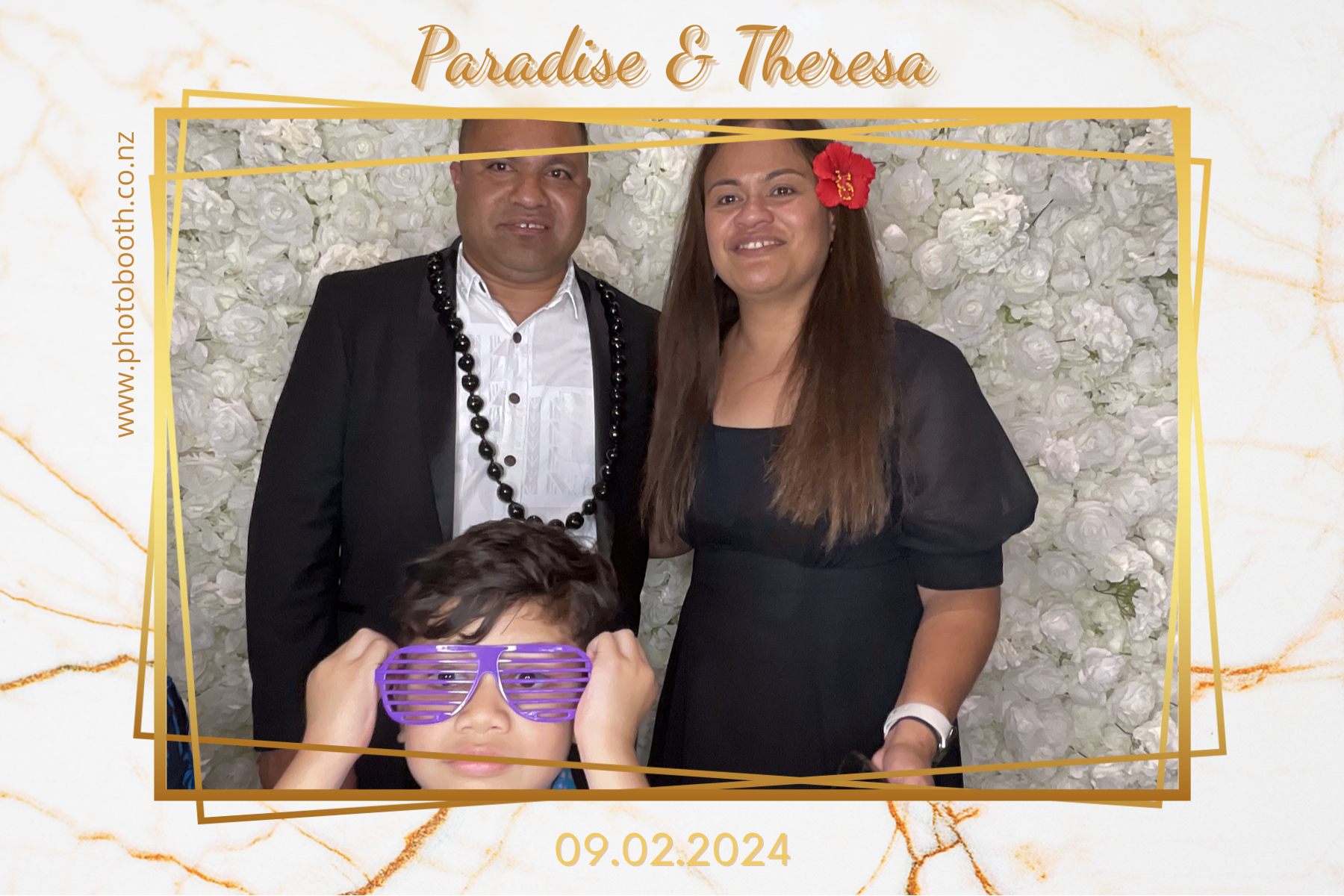 Paradise and Theresa's Wedding | View more photos from the event at gallery.photobooth.co.nz/u/SelfieCentral/Paradise-and-Theresas-Wedding