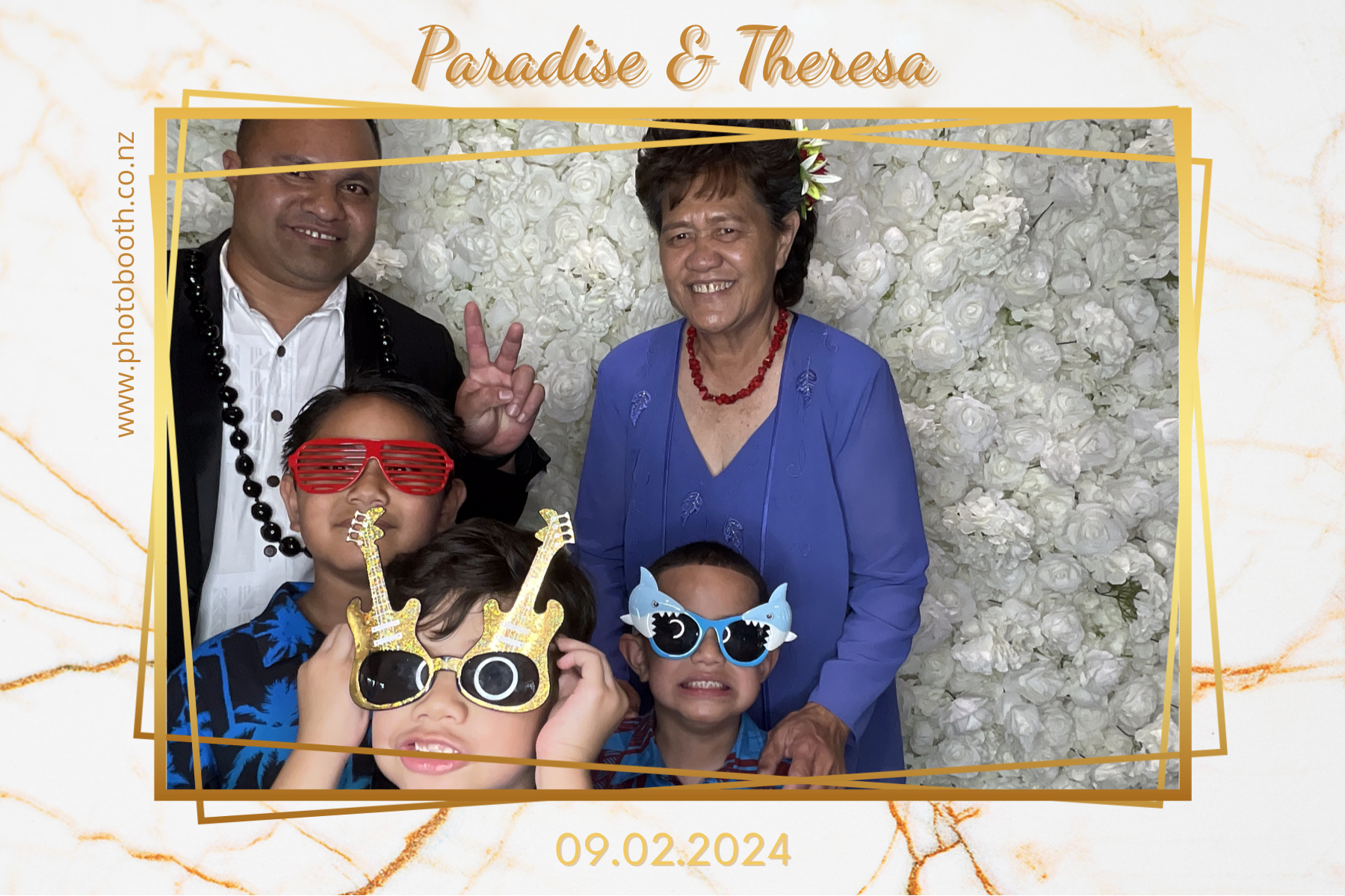 Paradise and Theresa's Wedding | View more photos from the event at gallery.photobooth.co.nz/u/SelfieCentral/Paradise-and-Theresas-Wedding
