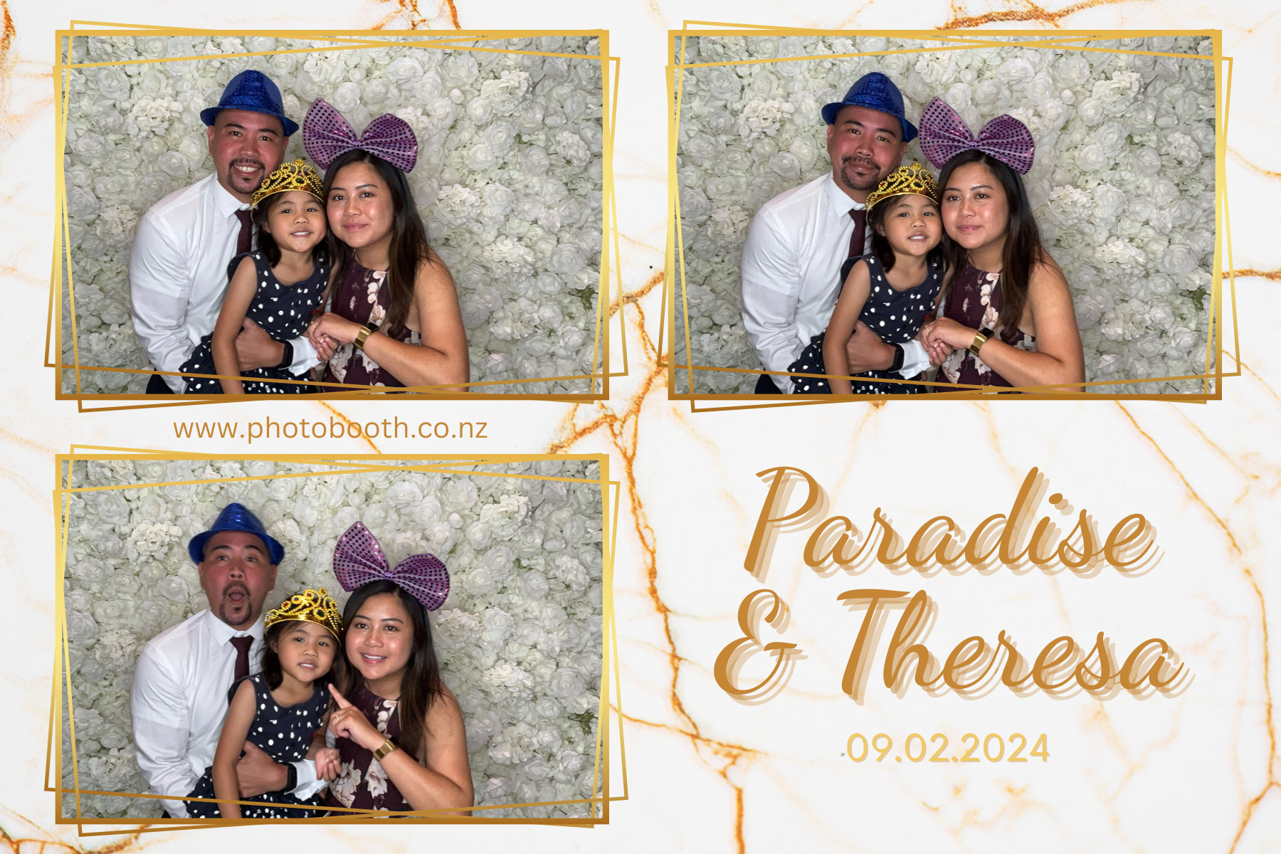 Paradise and Theresa's Wedding | View more photos from the event at gallery.photobooth.co.nz/u/SelfieCentral/Paradise-and-Theresas-Wedding