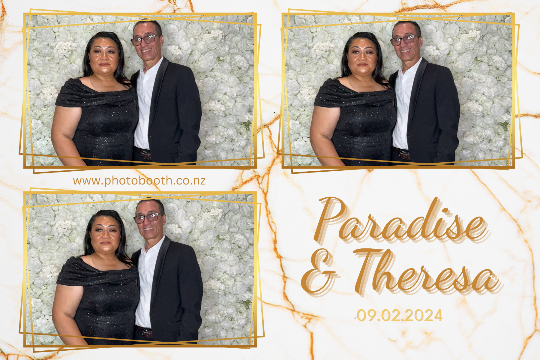 Paradise and Theresa's Wedding | View more photos from the event at gallery.photobooth.co.nz/u/SelfieCentral/Paradise-and-Theresas-Wedding