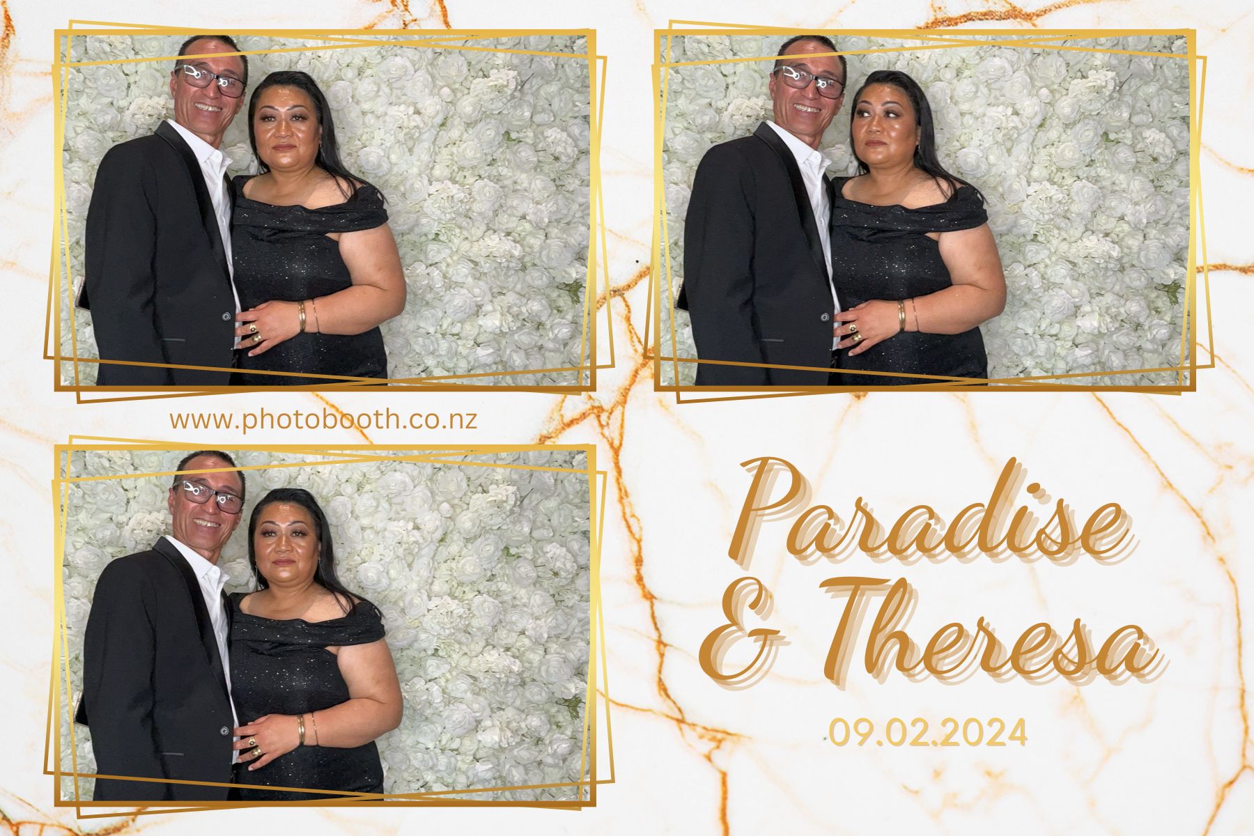 Paradise and Theresa's Wedding | View more photos from the event at gallery.photobooth.co.nz/u/SelfieCentral/Paradise-and-Theresas-Wedding