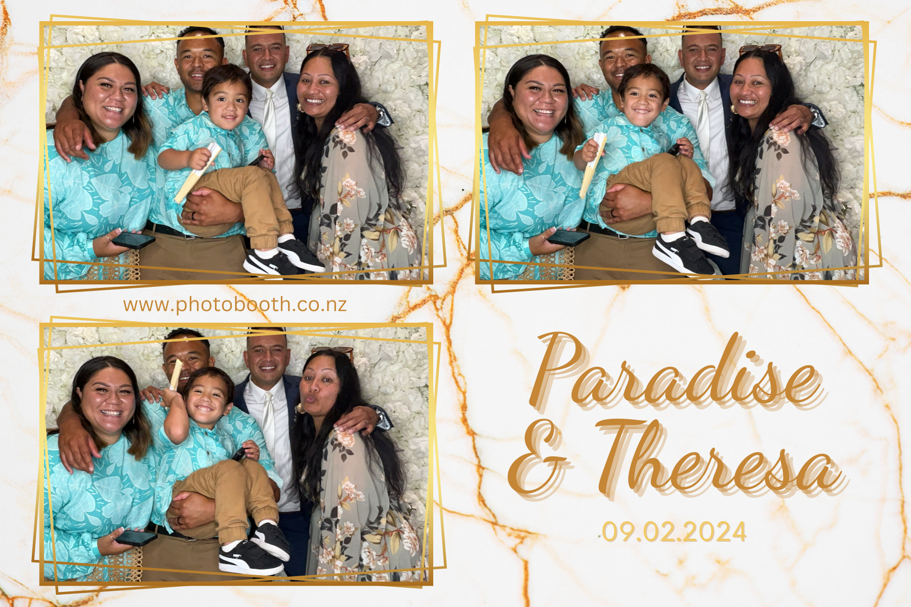 Paradise and Theresa's Wedding | View more photos from the event at gallery.photobooth.co.nz/u/SelfieCentral/Paradise-and-Theresas-Wedding