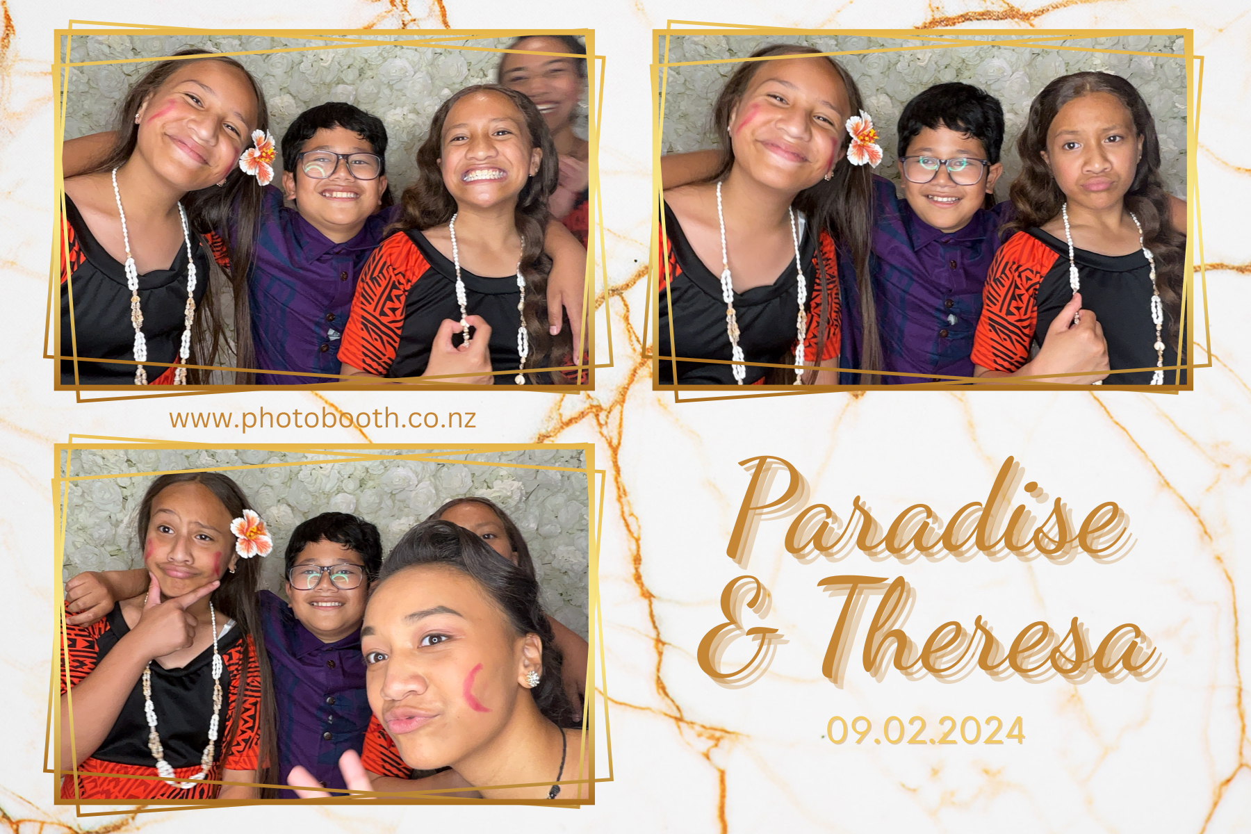 Paradise and Theresa's Wedding | View more photos from the event at gallery.photobooth.co.nz/u/SelfieCentral/Paradise-and-Theresas-Wedding