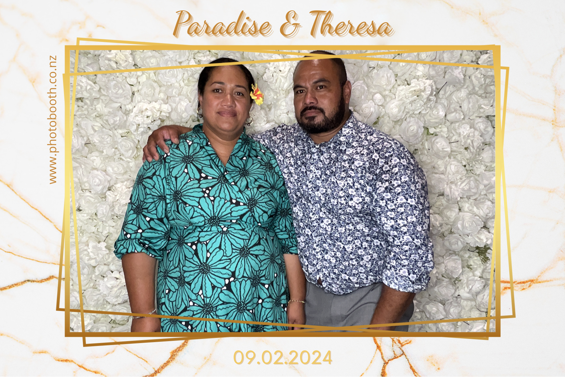 Paradise and Theresa's Wedding | View more photos from the event at gallery.photobooth.co.nz/u/SelfieCentral/Paradise-and-Theresas-Wedding