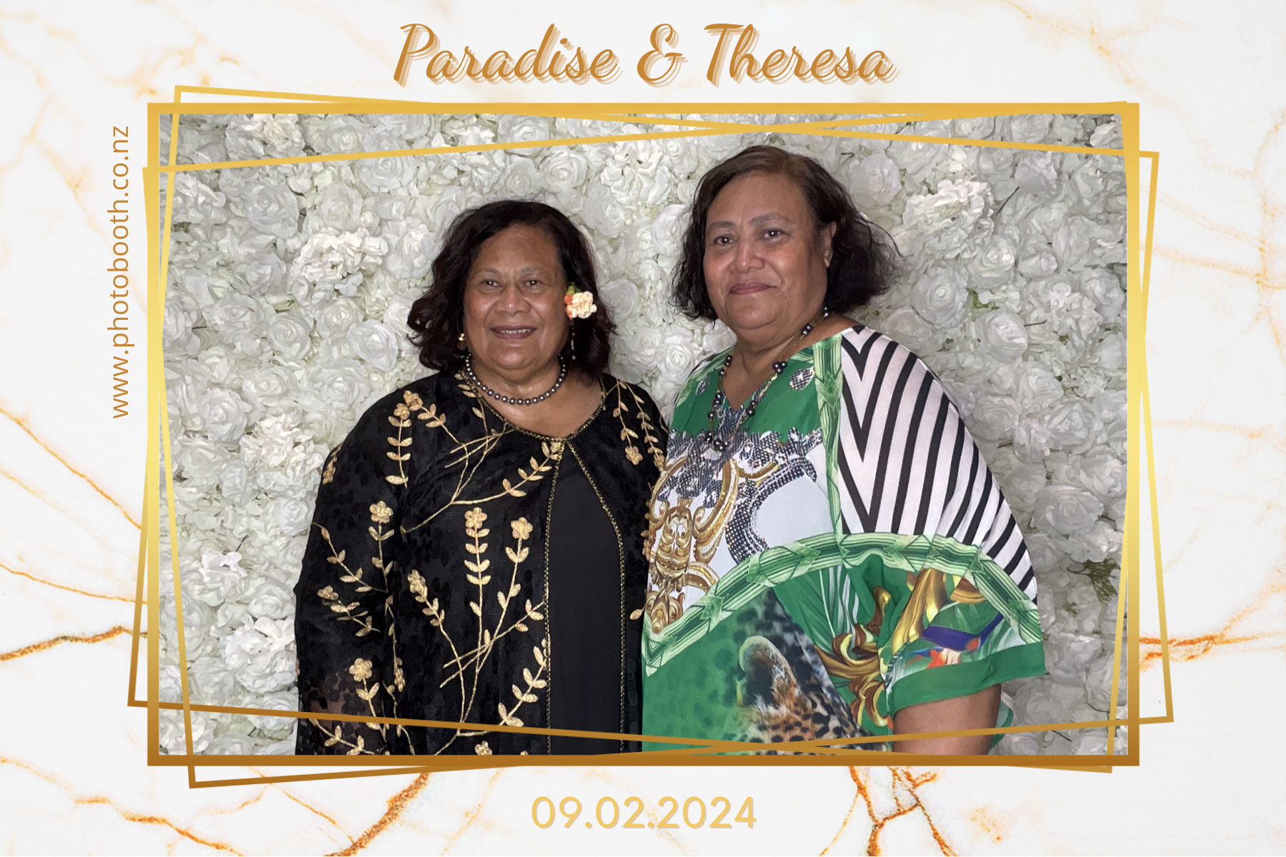 Paradise and Theresa's Wedding | View more photos from the event at gallery.photobooth.co.nz/u/SelfieCentral/Paradise-and-Theresas-Wedding