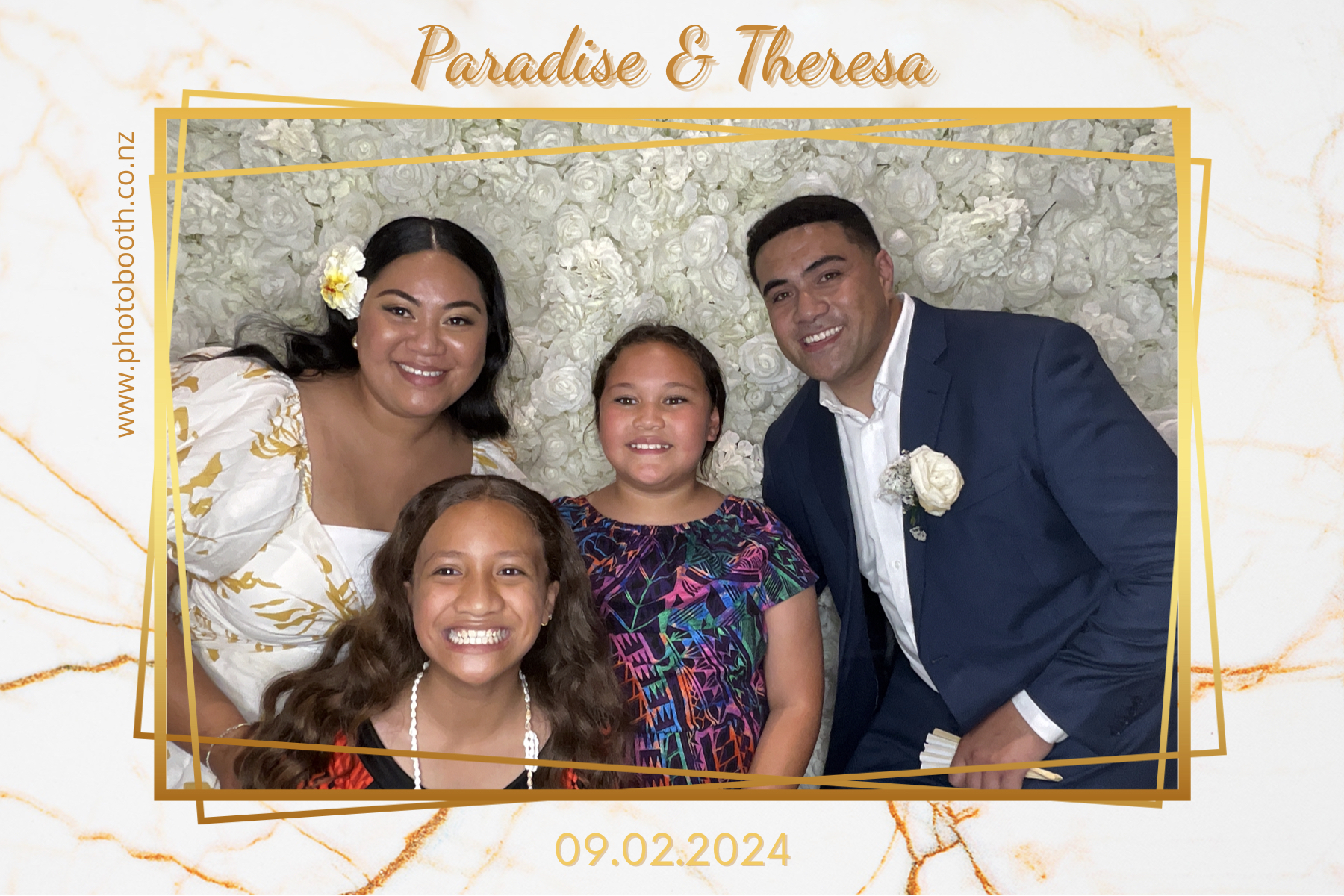 Paradise and Theresa's Wedding | View more photos from the event at gallery.photobooth.co.nz/u/SelfieCentral/Paradise-and-Theresas-Wedding