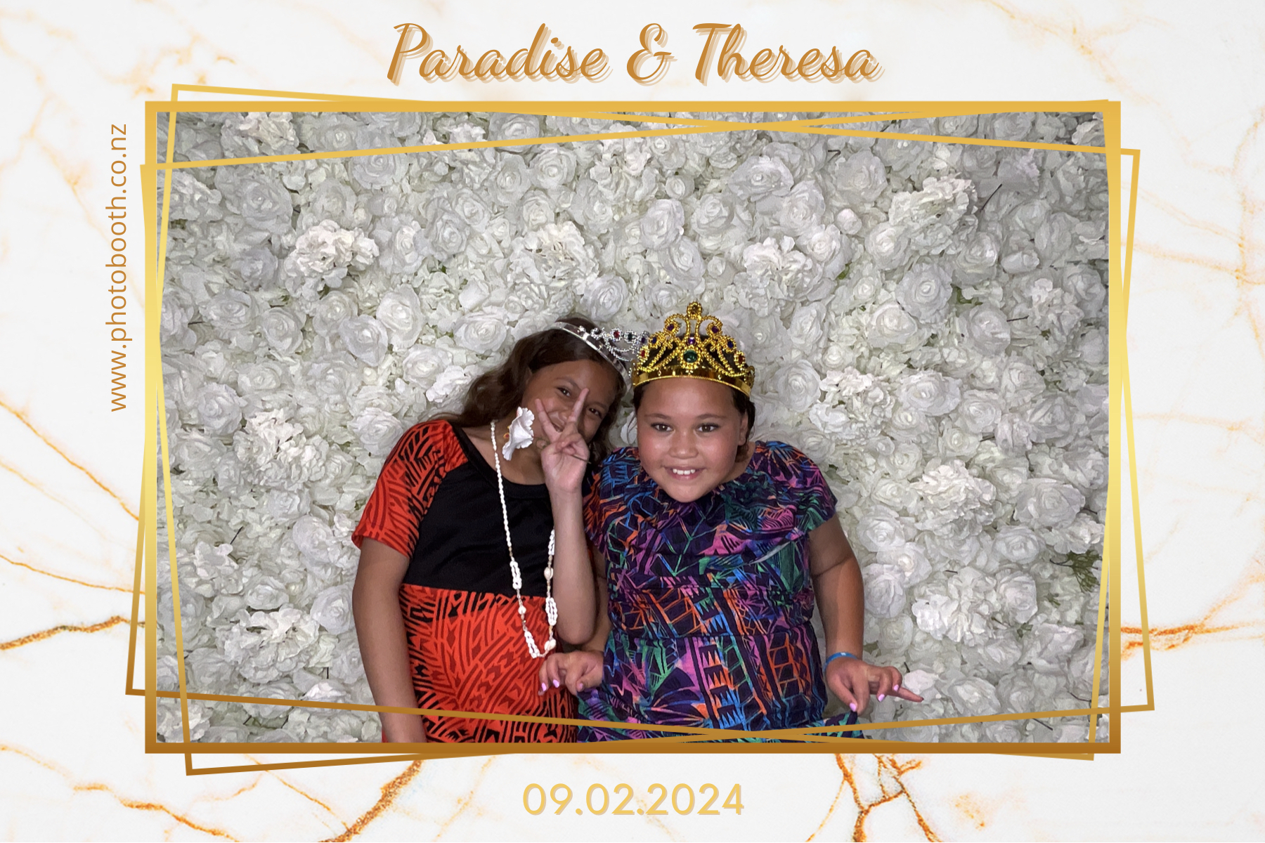 Paradise and Theresa's Wedding | View more photos from the event at gallery.photobooth.co.nz/u/SelfieCentral/Paradise-and-Theresas-Wedding