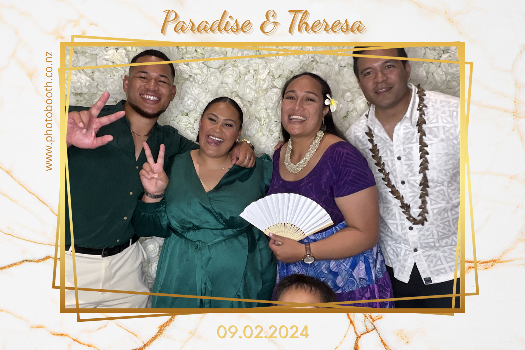 Paradise and Theresa's Wedding | View more photos from the event at gallery.photobooth.co.nz/u/SelfieCentral/Paradise-and-Theresas-Wedding