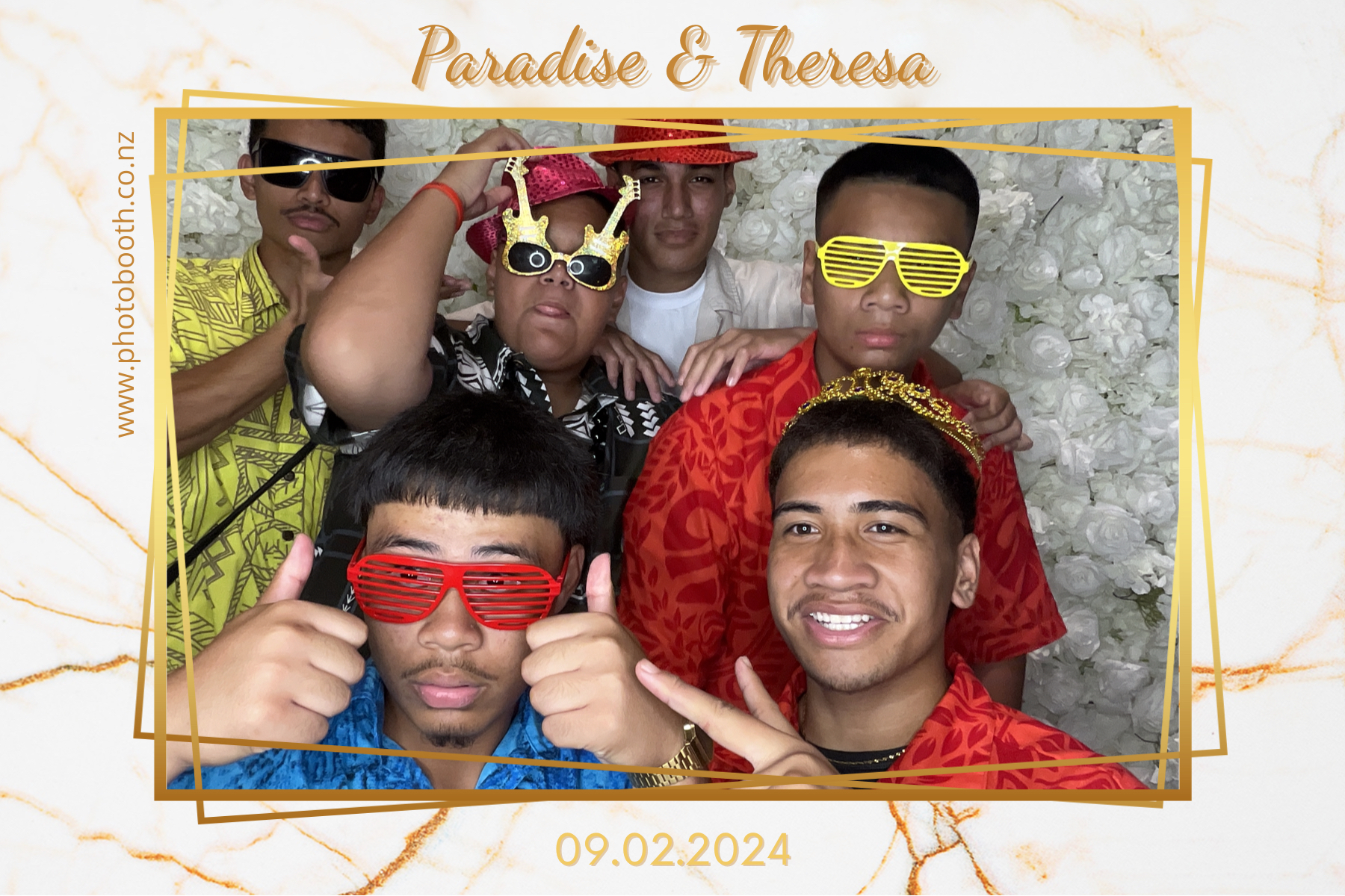 Paradise and Theresa's Wedding | View more photos from the event at gallery.photobooth.co.nz/u/SelfieCentral/Paradise-and-Theresas-Wedding