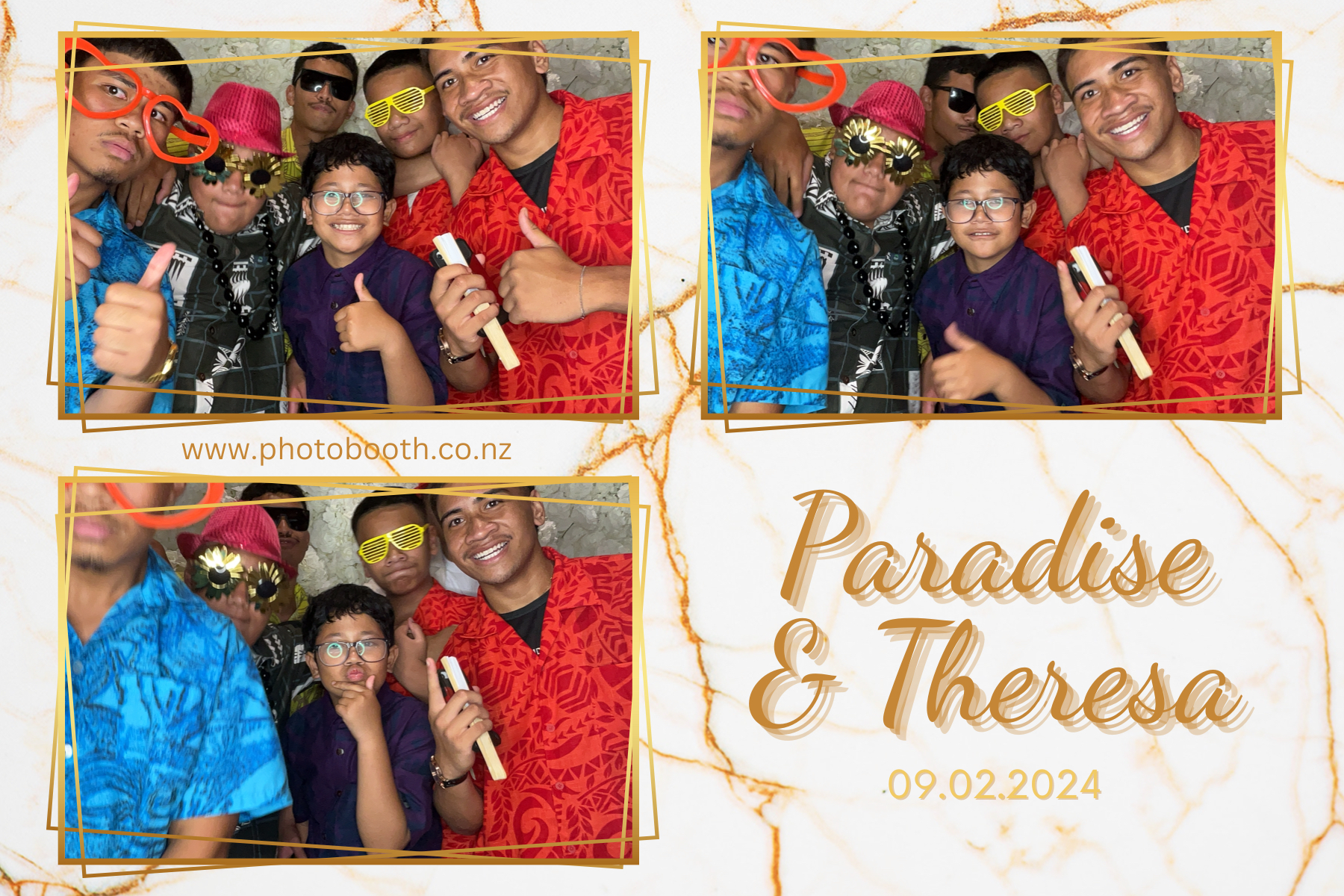 Paradise and Theresa's Wedding | View more photos from the event at gallery.photobooth.co.nz/u/SelfieCentral/Paradise-and-Theresas-Wedding