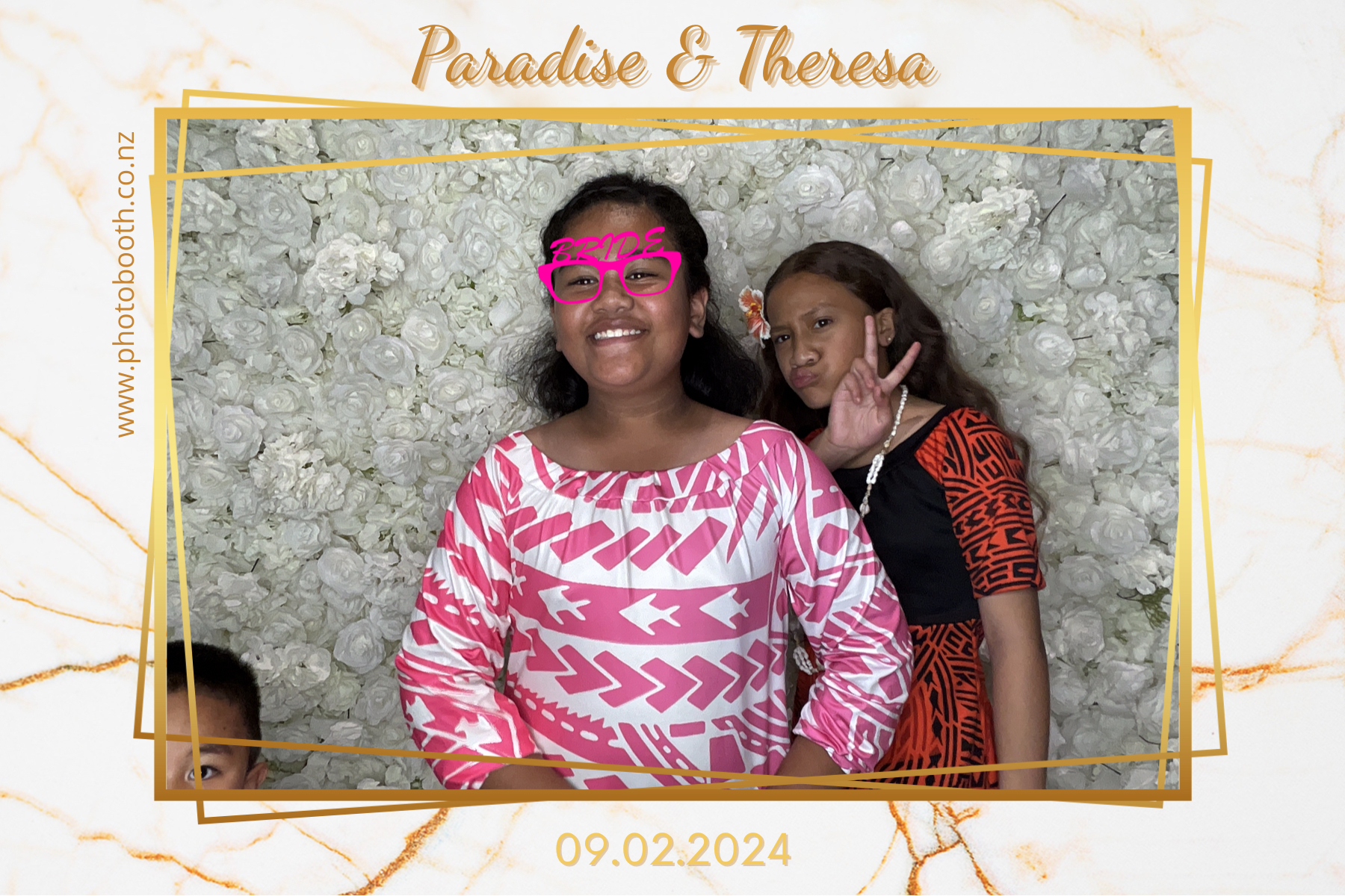 Paradise and Theresa's Wedding | View more photos from the event at gallery.photobooth.co.nz/u/SelfieCentral/Paradise-and-Theresas-Wedding