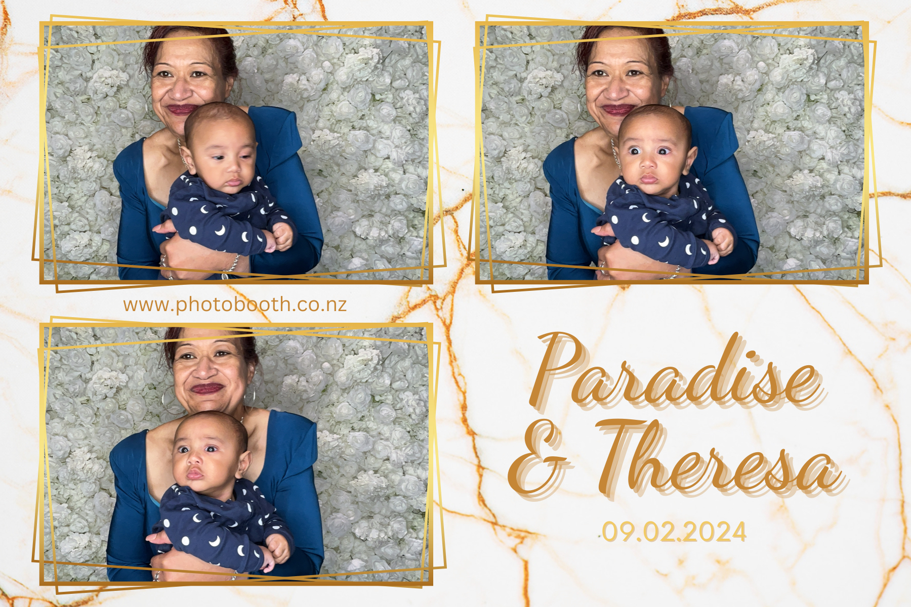 Paradise and Theresa's Wedding | View more photos from the event at gallery.photobooth.co.nz/u/SelfieCentral/Paradise-and-Theresas-Wedding