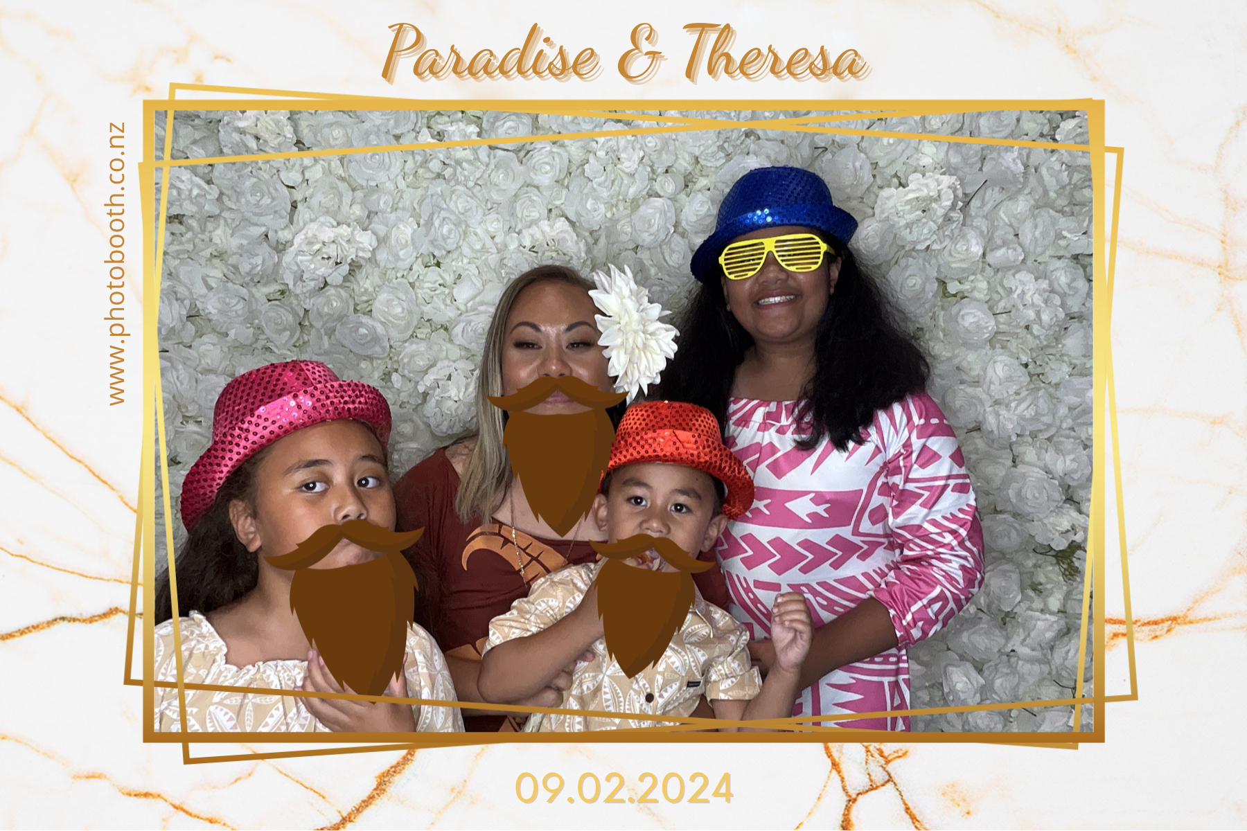 Paradise and Theresa's Wedding | View more photos from the event at gallery.photobooth.co.nz/u/SelfieCentral/Paradise-and-Theresas-Wedding
