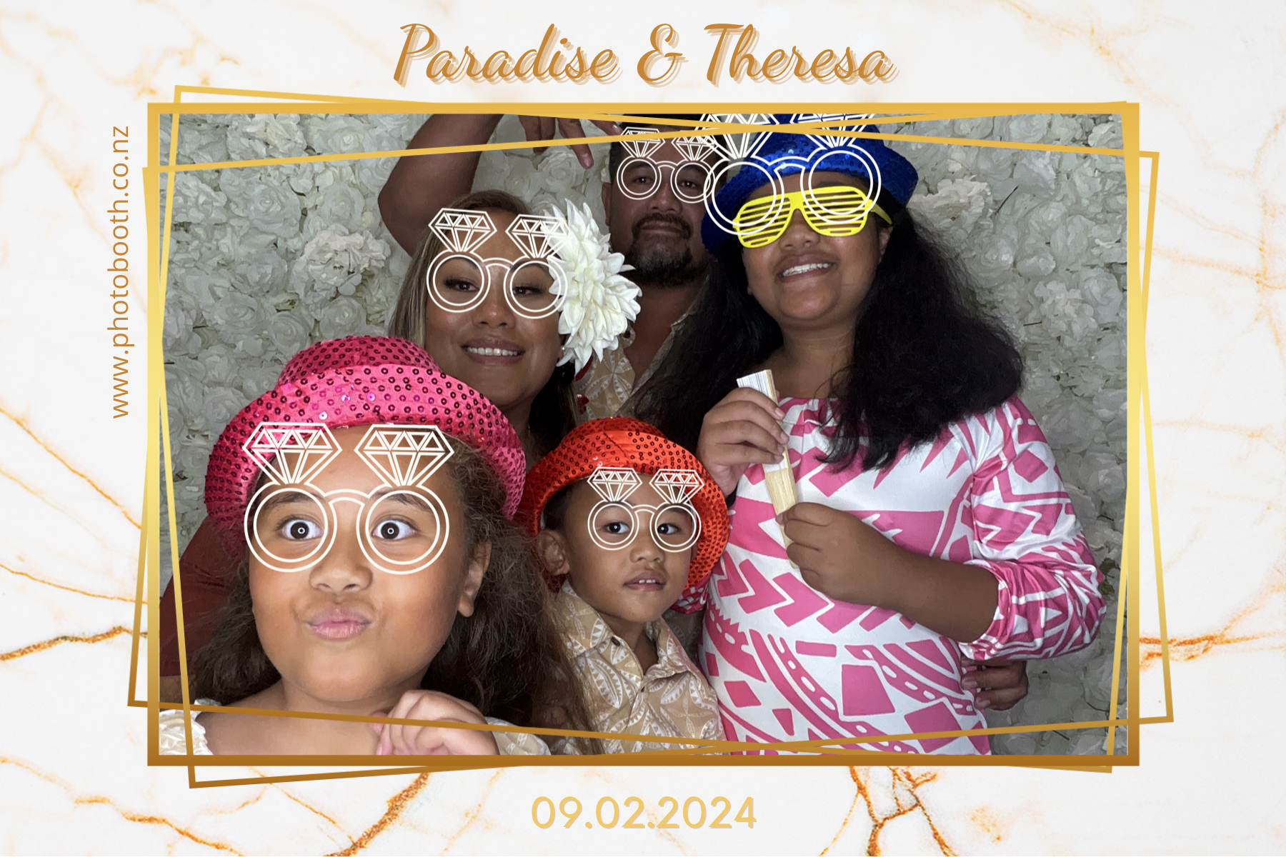 Paradise and Theresa's Wedding | View more photos from the event at gallery.photobooth.co.nz/u/SelfieCentral/Paradise-and-Theresas-Wedding