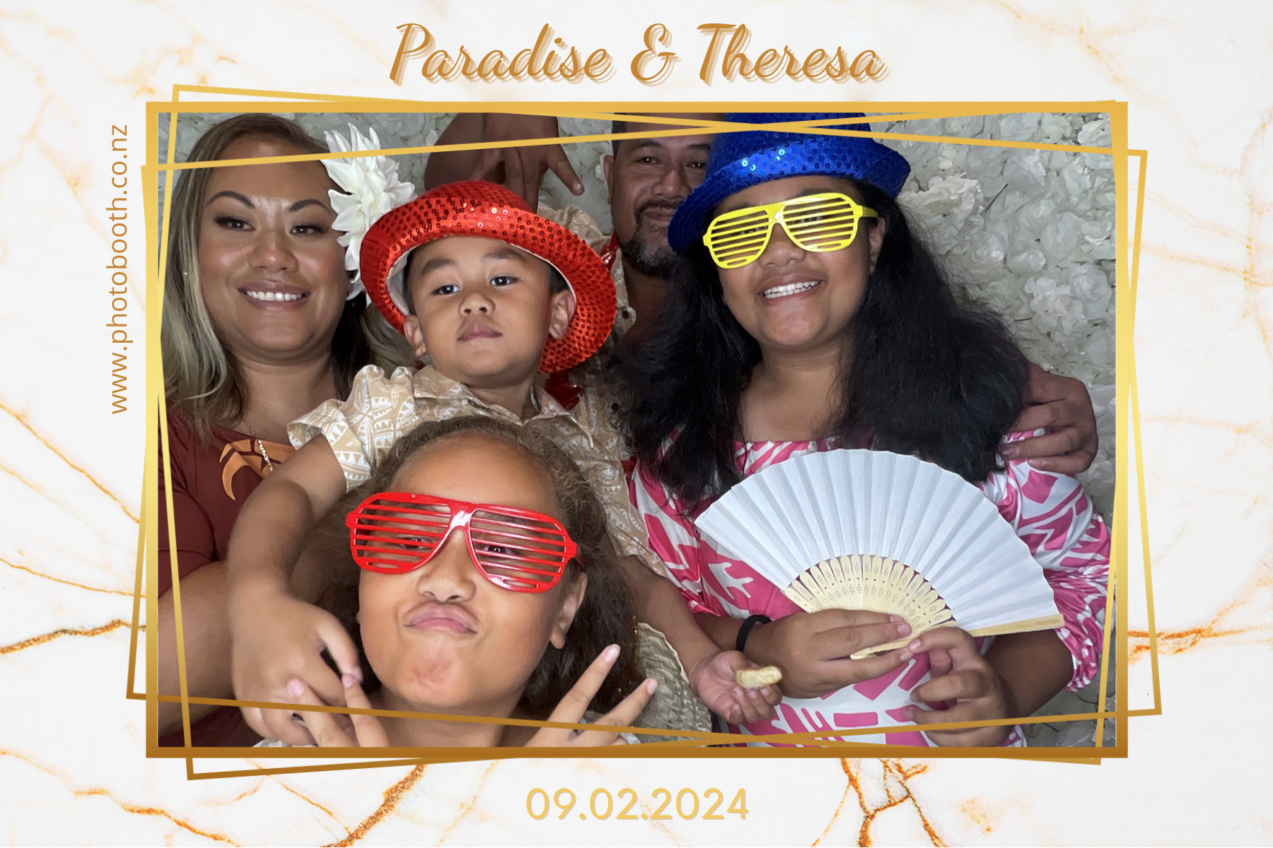 Paradise and Theresa's Wedding | View more photos from the event at gallery.photobooth.co.nz/u/SelfieCentral/Paradise-and-Theresas-Wedding