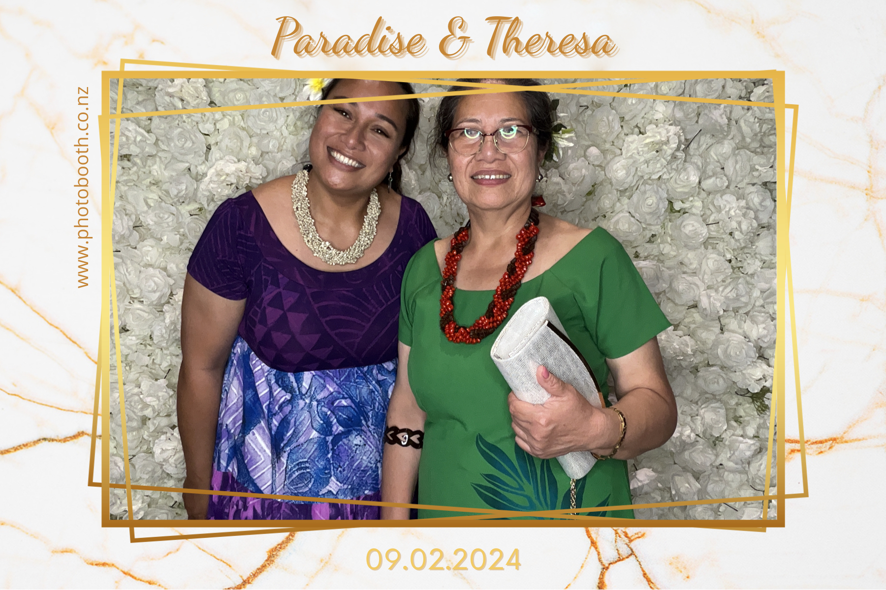 Paradise and Theresa's Wedding | View more photos from the event at gallery.photobooth.co.nz/u/SelfieCentral/Paradise-and-Theresas-Wedding