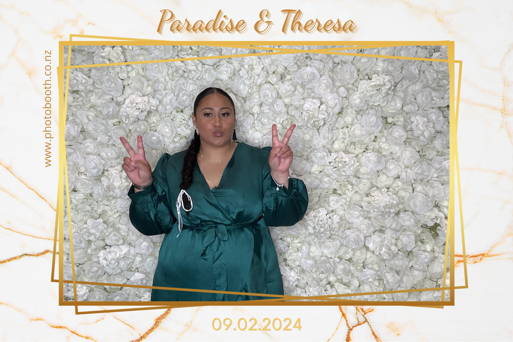 Paradise and Theresa's Wedding | View more photos from the event at gallery.photobooth.co.nz/u/SelfieCentral/Paradise-and-Theresas-Wedding