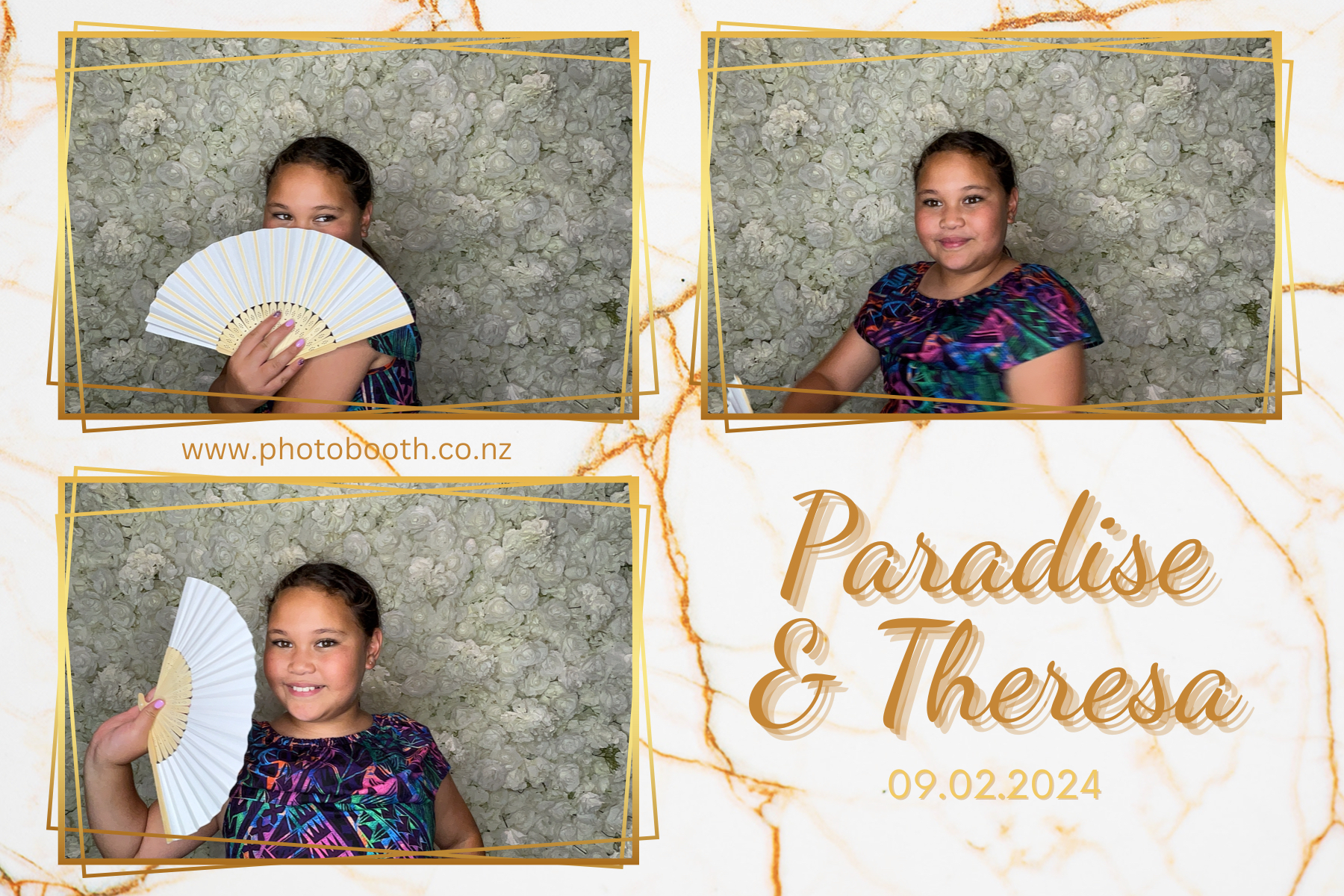 Paradise and Theresa's Wedding | View more photos from the event at gallery.photobooth.co.nz/u/SelfieCentral/Paradise-and-Theresas-Wedding