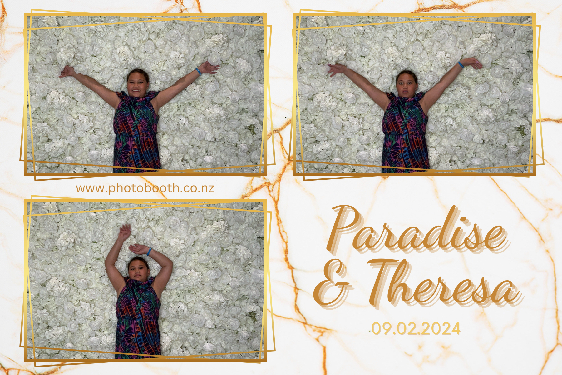 Paradise and Theresa's Wedding | View more photos from the event at gallery.photobooth.co.nz/u/SelfieCentral/Paradise-and-Theresas-Wedding