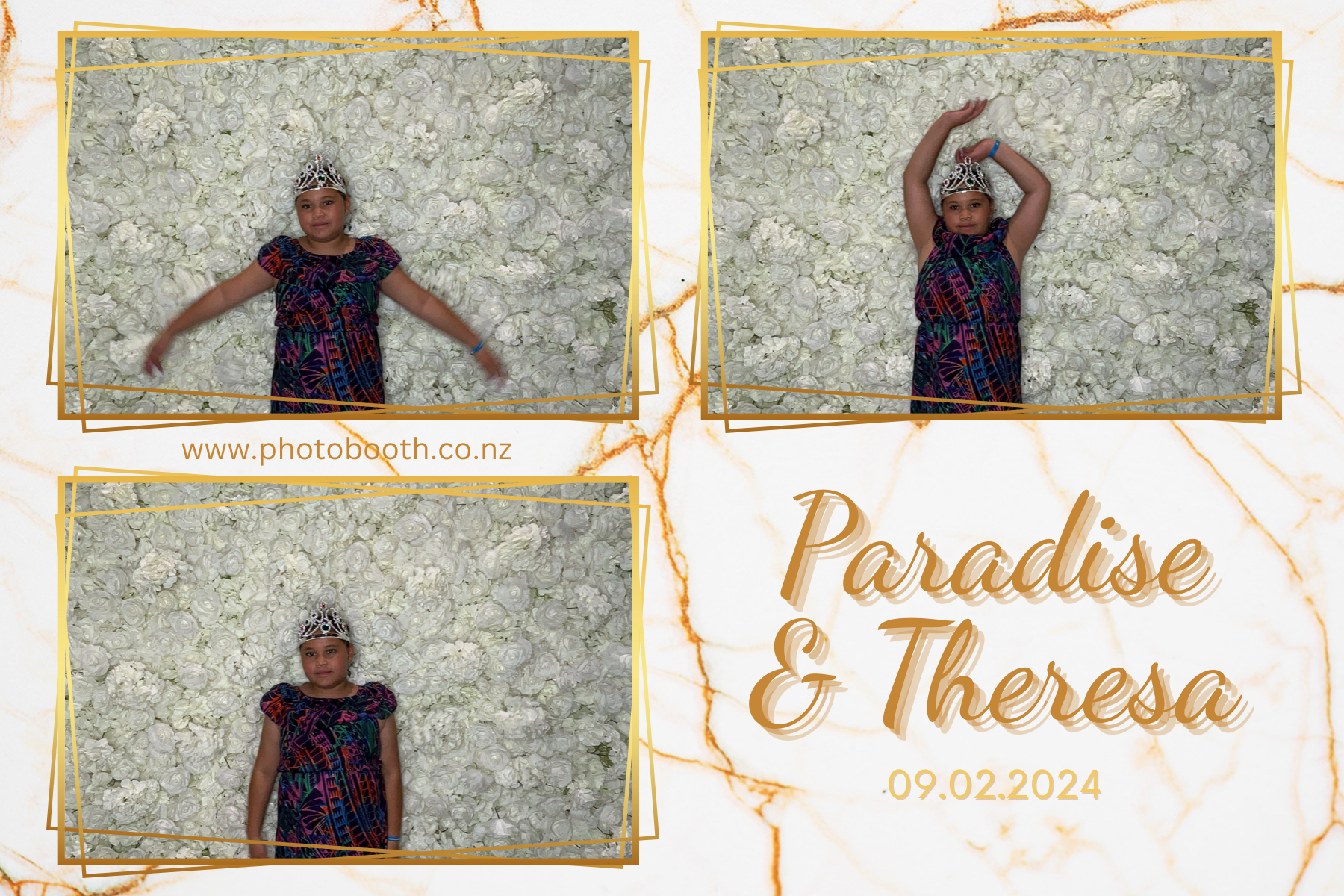 Paradise and Theresa's Wedding | View more photos from the event at gallery.photobooth.co.nz/u/SelfieCentral/Paradise-and-Theresas-Wedding