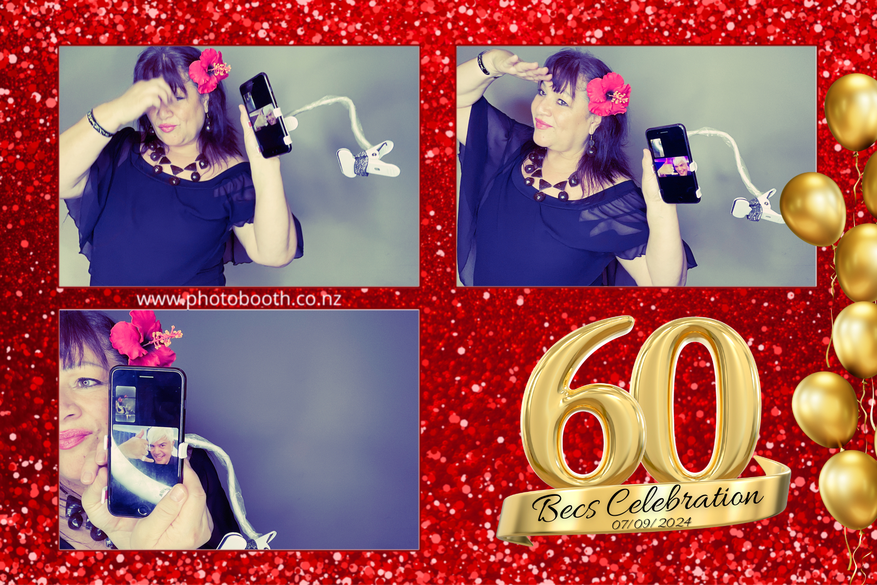 Rebecca's 60th | View more photos from the event at gallery.photobooth.co.nz/u/SelfieCentral/Rebeccas-60th
