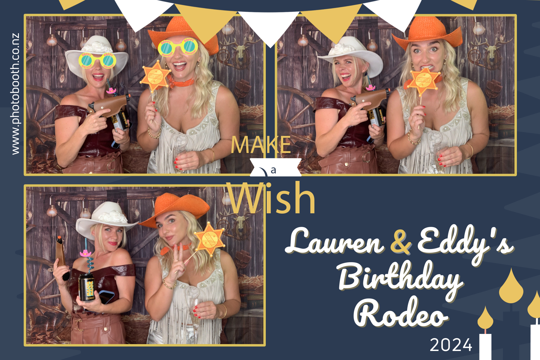 Rodeo Birthday Party | View more photos from the event at gallery.photobooth.co.nz/u/SelfieCentral/Rodeo-Birthday-Party