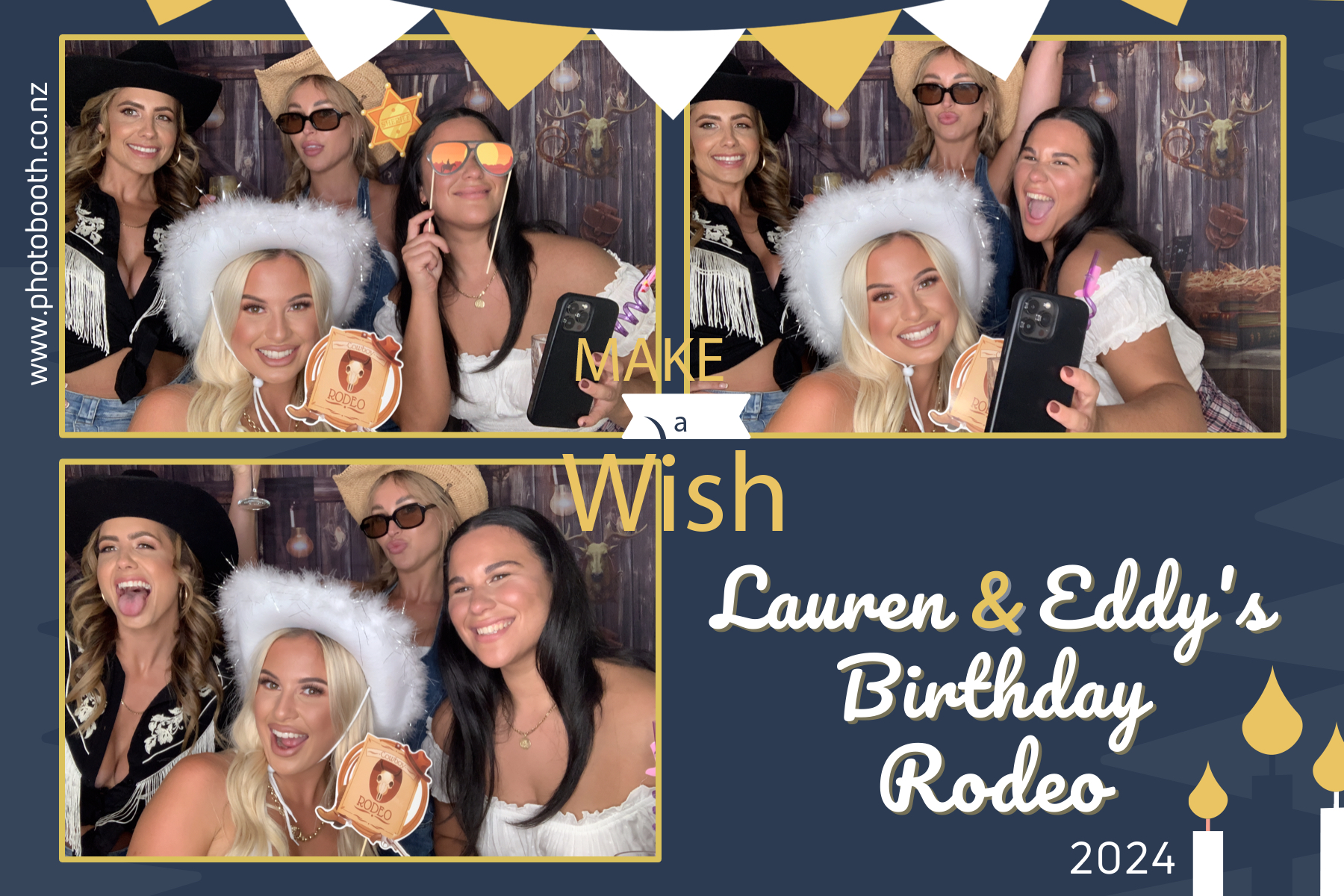 Rodeo Birthday Party | View more photos from the event at gallery.photobooth.co.nz/u/SelfieCentral/Rodeo-Birthday-Party