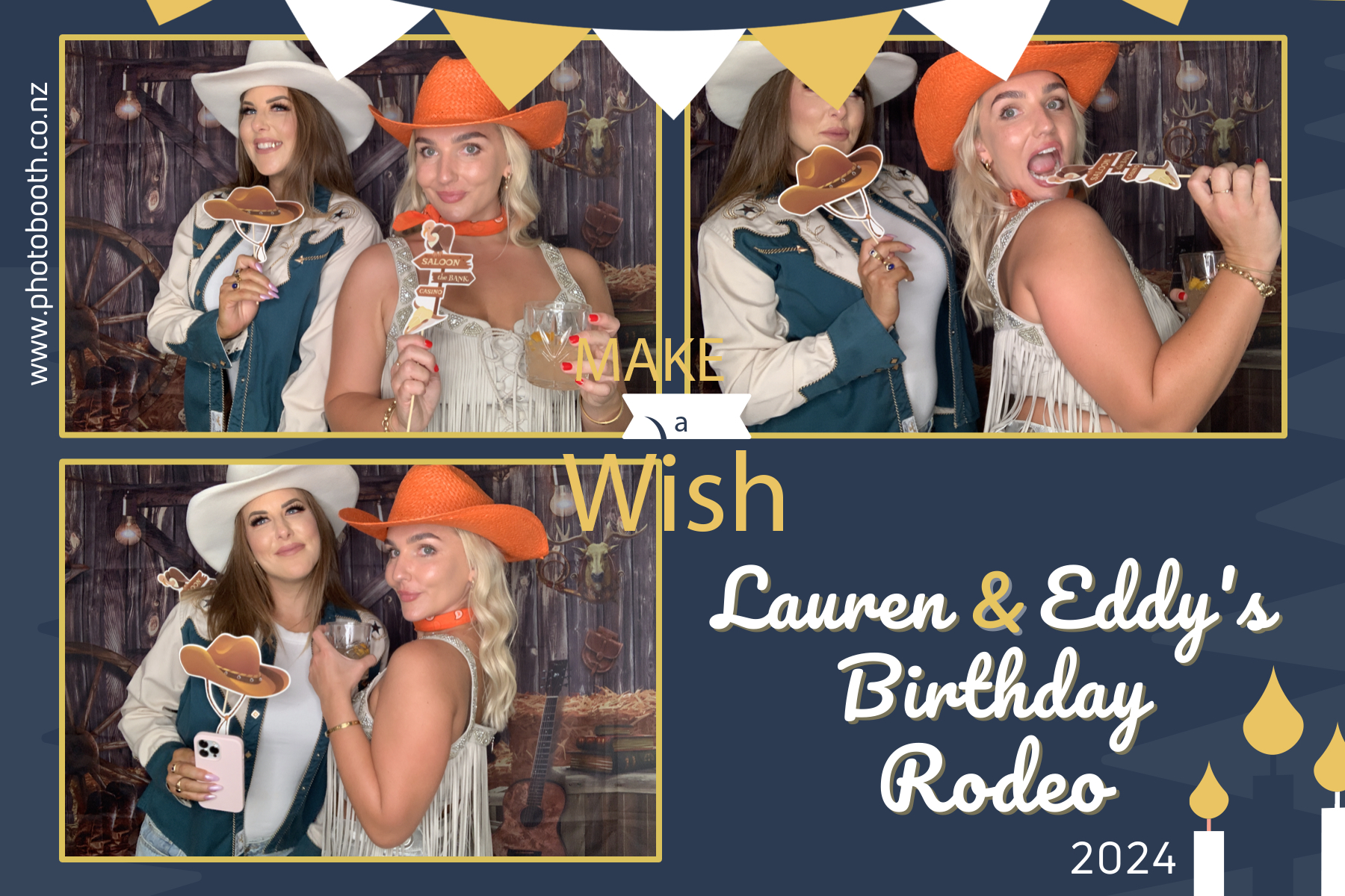 Rodeo Birthday Party | View more photos from the event at gallery.photobooth.co.nz/u/SelfieCentral/Rodeo-Birthday-Party