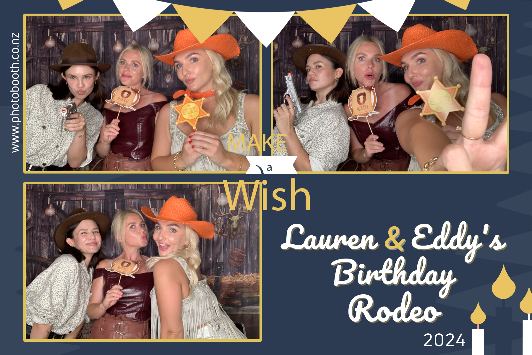 Rodeo Birthday Party | View more photos from the event at gallery.photobooth.co.nz/u/SelfieCentral/Rodeo-Birthday-Party