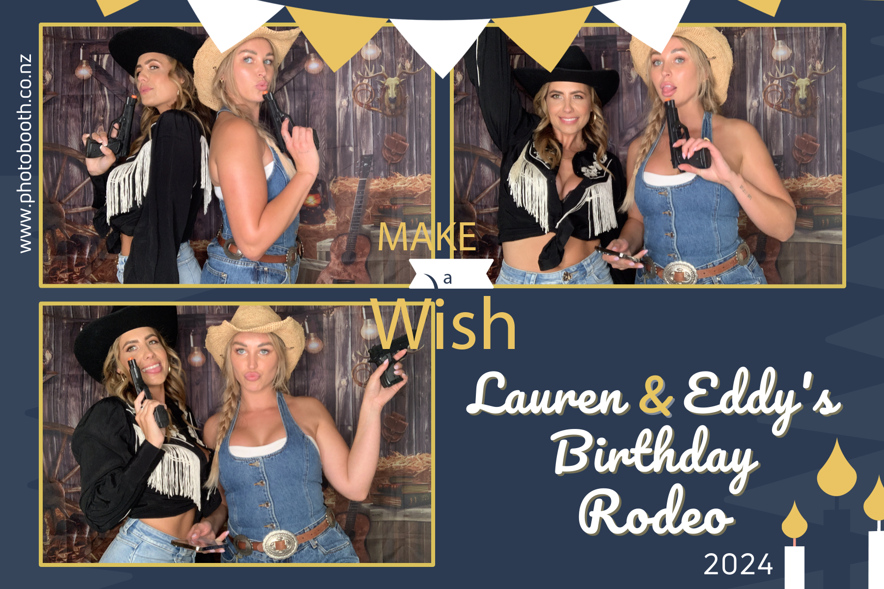 Rodeo Birthday Party | View more photos from the event at gallery.photobooth.co.nz/u/SelfieCentral/Rodeo-Birthday-Party