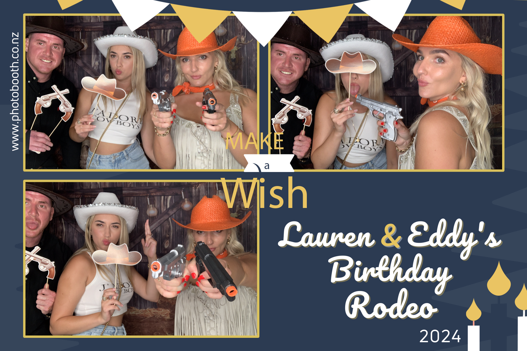 Rodeo Birthday Party | View more photos from the event at gallery.photobooth.co.nz/u/SelfieCentral/Rodeo-Birthday-Party