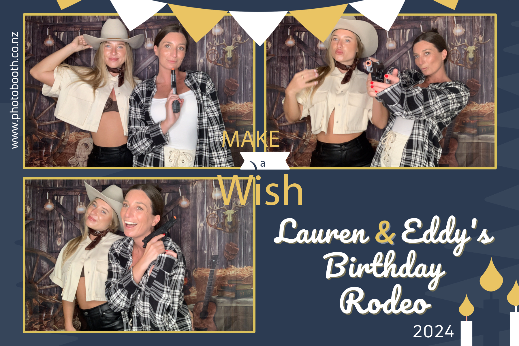Rodeo Birthday Party | View more photos from the event at gallery.photobooth.co.nz/u/SelfieCentral/Rodeo-Birthday-Party