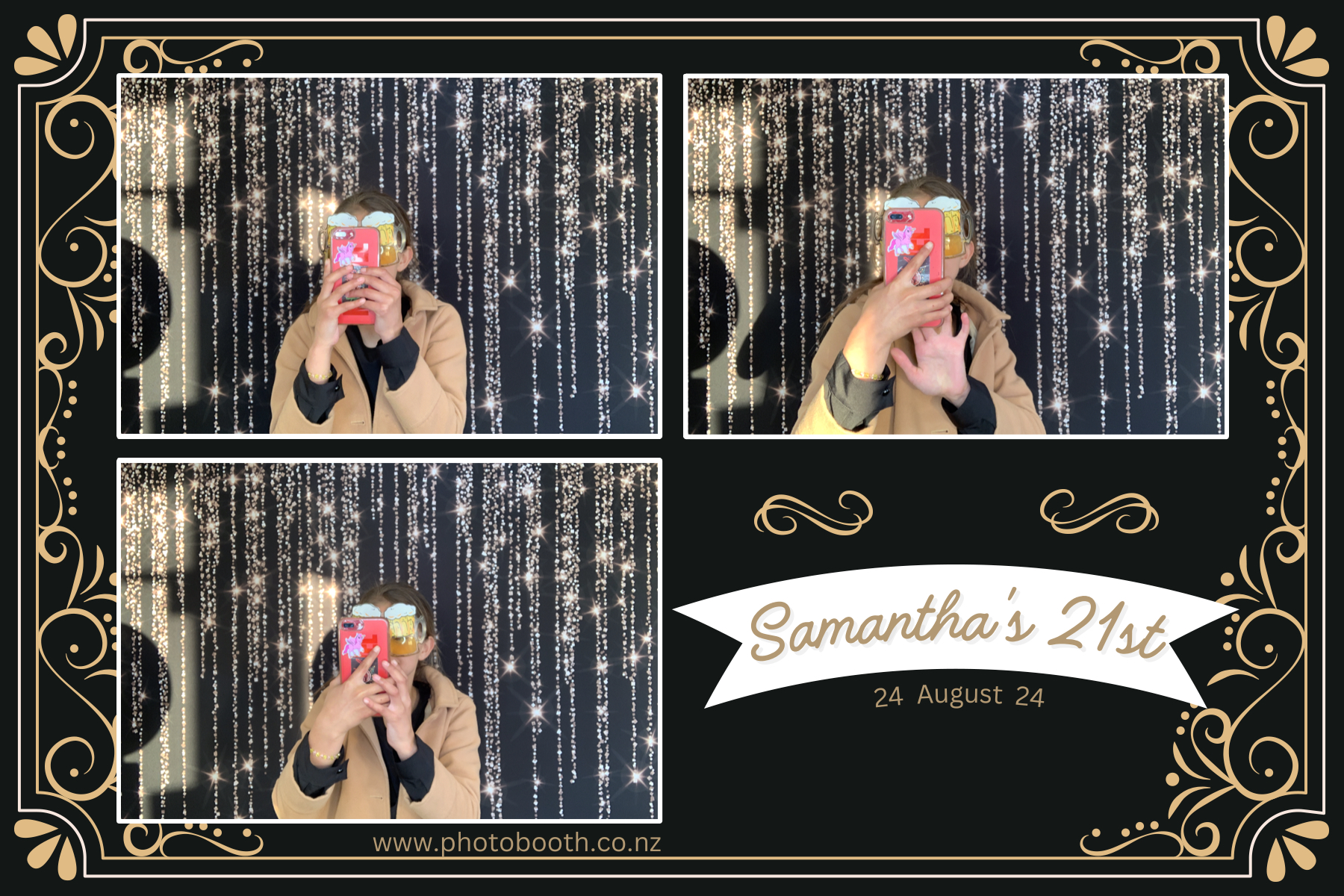 Samantha's 21st | View more photos from the event at gallery.photobooth.co.nz/u/SelfieCentral/Samanthas-21st-0