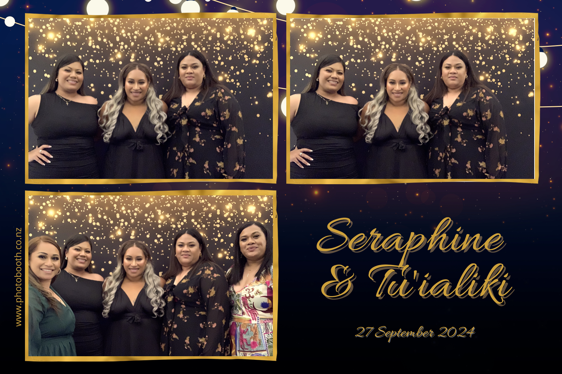 Seraphine & Tu'ialiki's Wedding | View more photos from the event at gallery.photobooth.co.nz/u/SelfieCentral/Seraphine-Tuialikis-Wedding