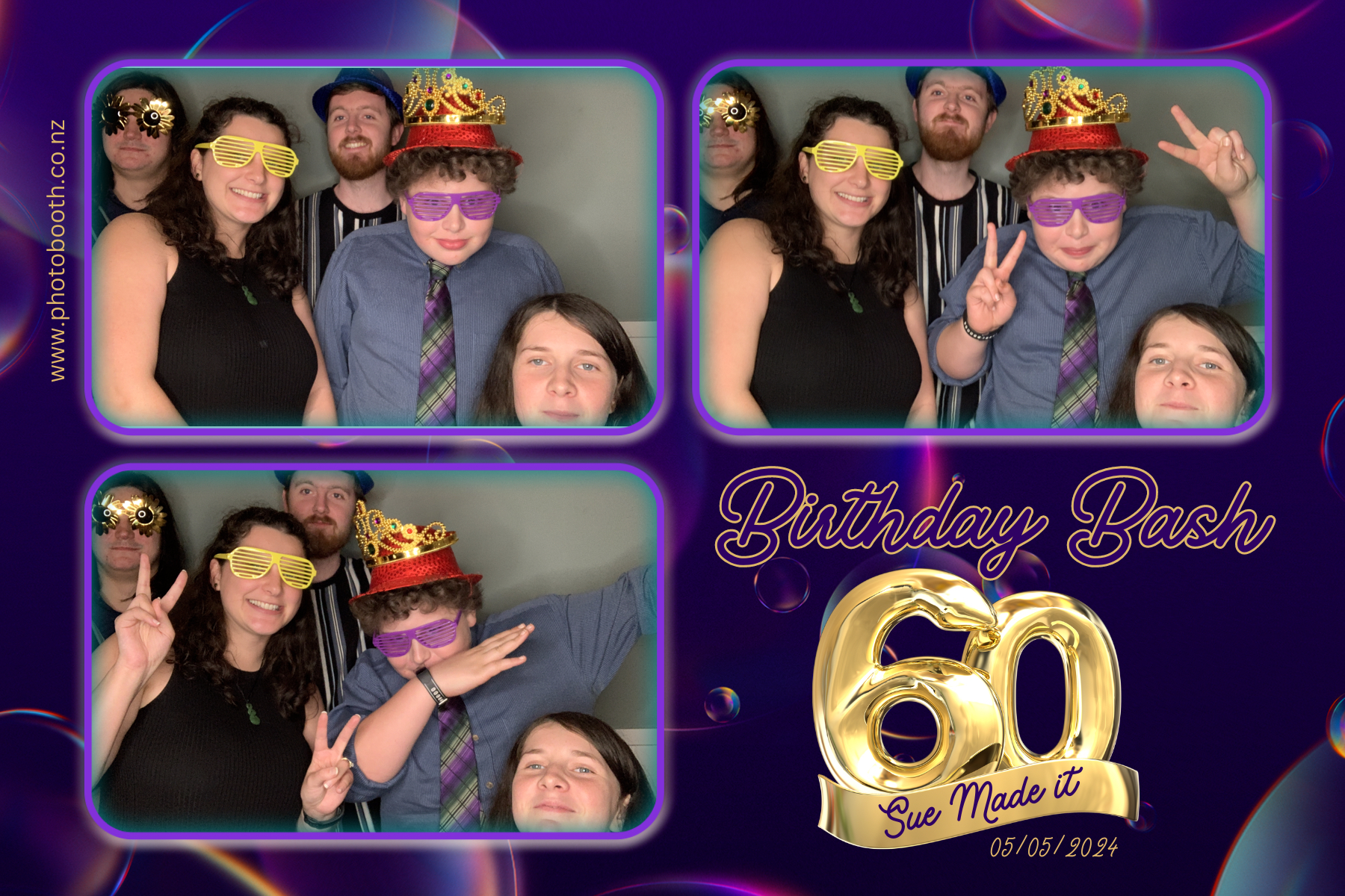 Sue's 60th | View more photos from the event at gallery.photobooth.co.nz/u/SelfieCentral/Sues-60th