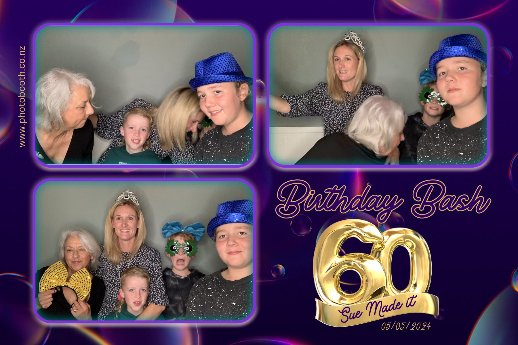 Sue's 60th | View more photos from the event at gallery.photobooth.co.nz/u/SelfieCentral/Sues-60th