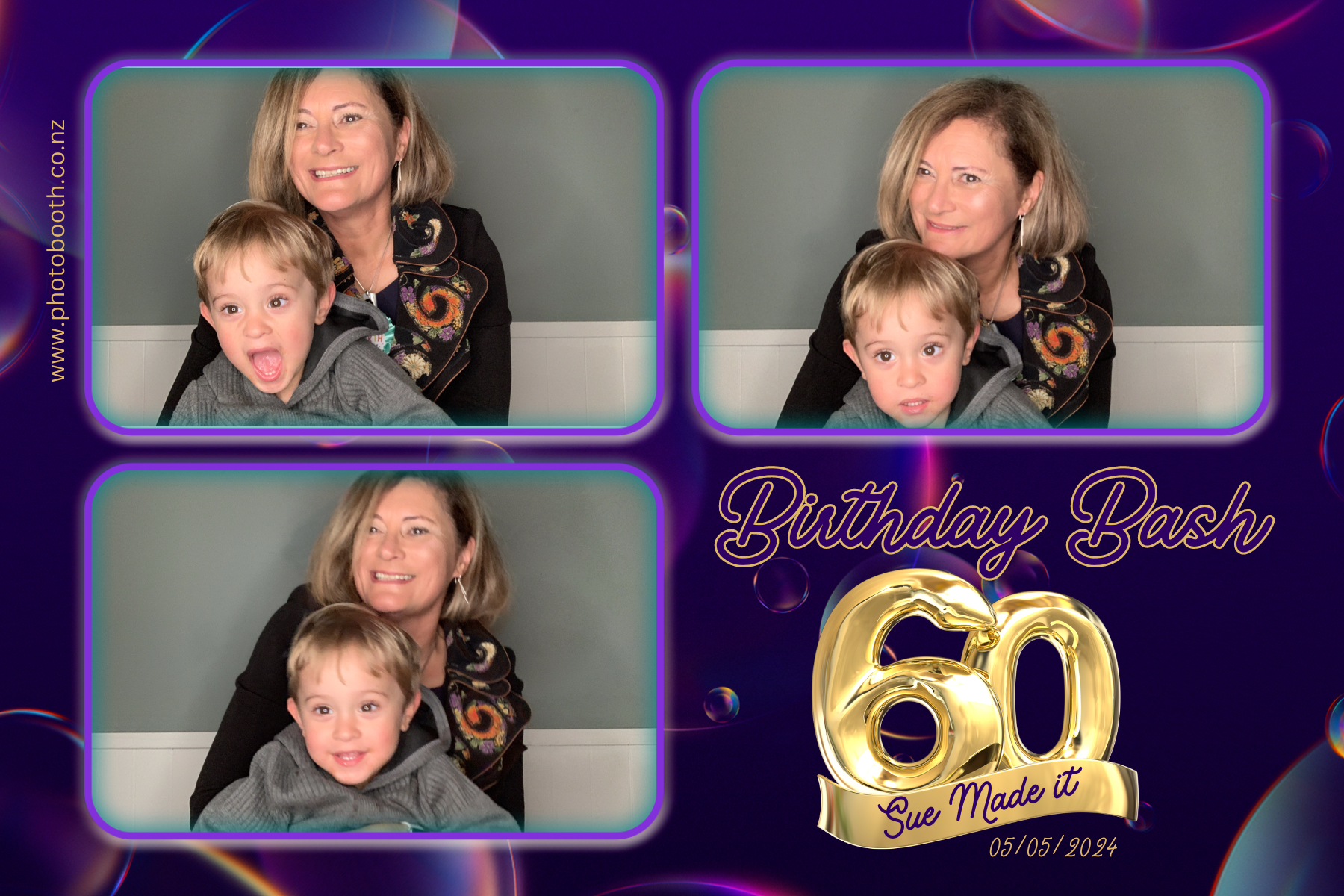 Sue's 60th | View more photos from the event at gallery.photobooth.co.nz/u/SelfieCentral/Sues-60th